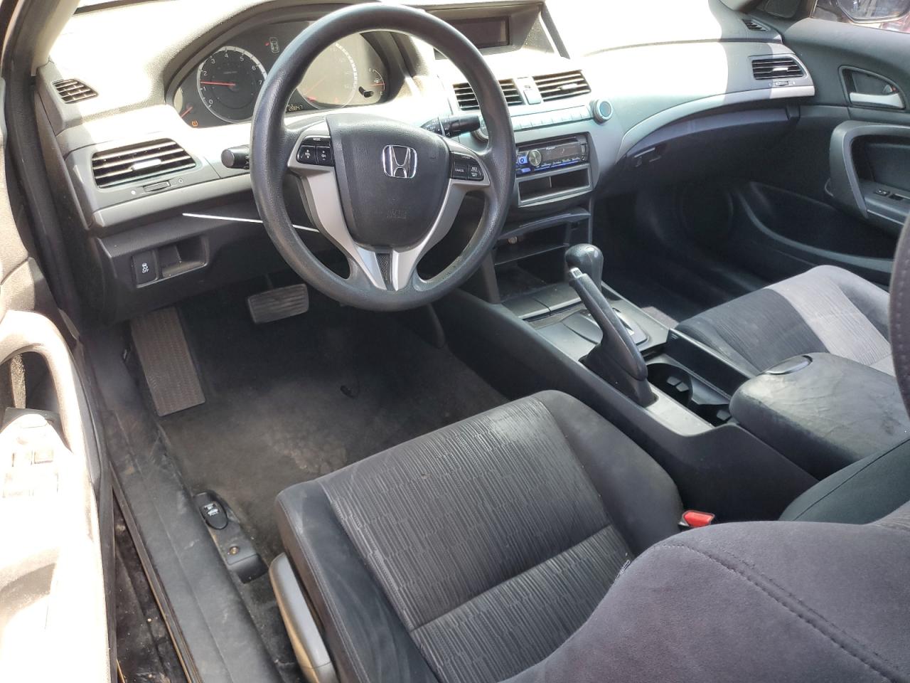 2012 Honda Accord Lx Black vin: 1HGCS1B37CA019858