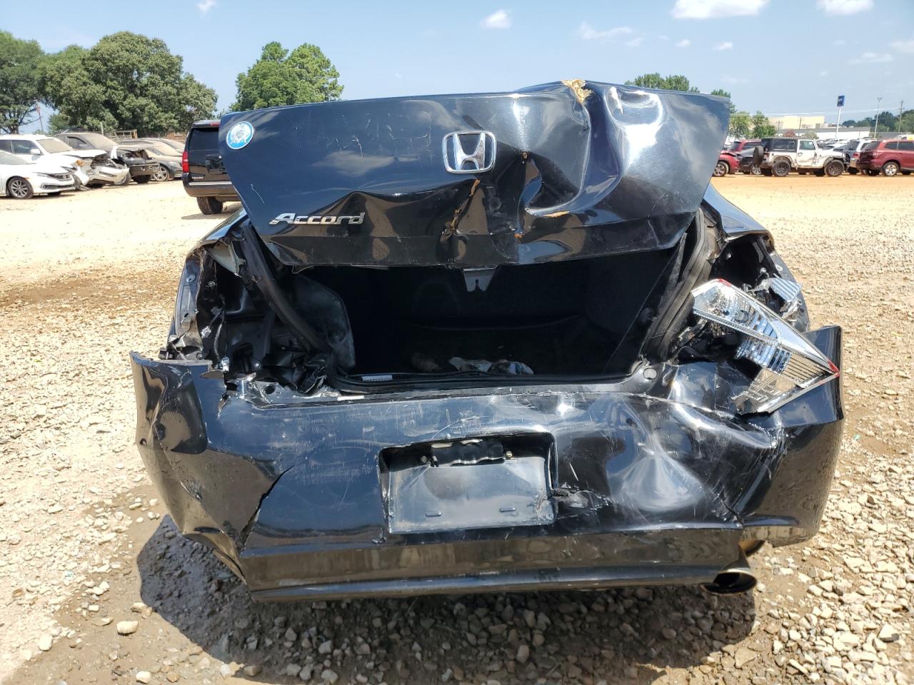 2012 Honda Accord Lx Black vin: 1HGCS1B37CA019858