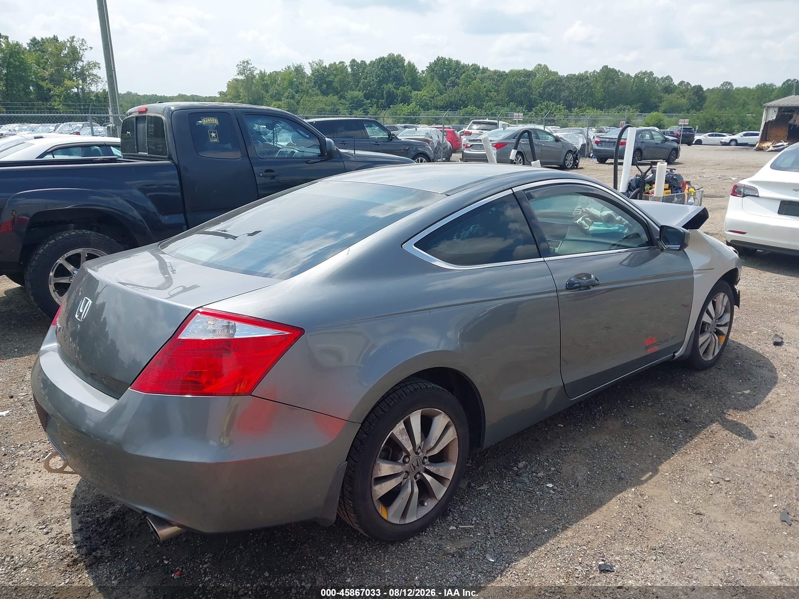 2010 Honda Accord 2.4 Lx-s Gray vin: 1HGCS1B38AA018604