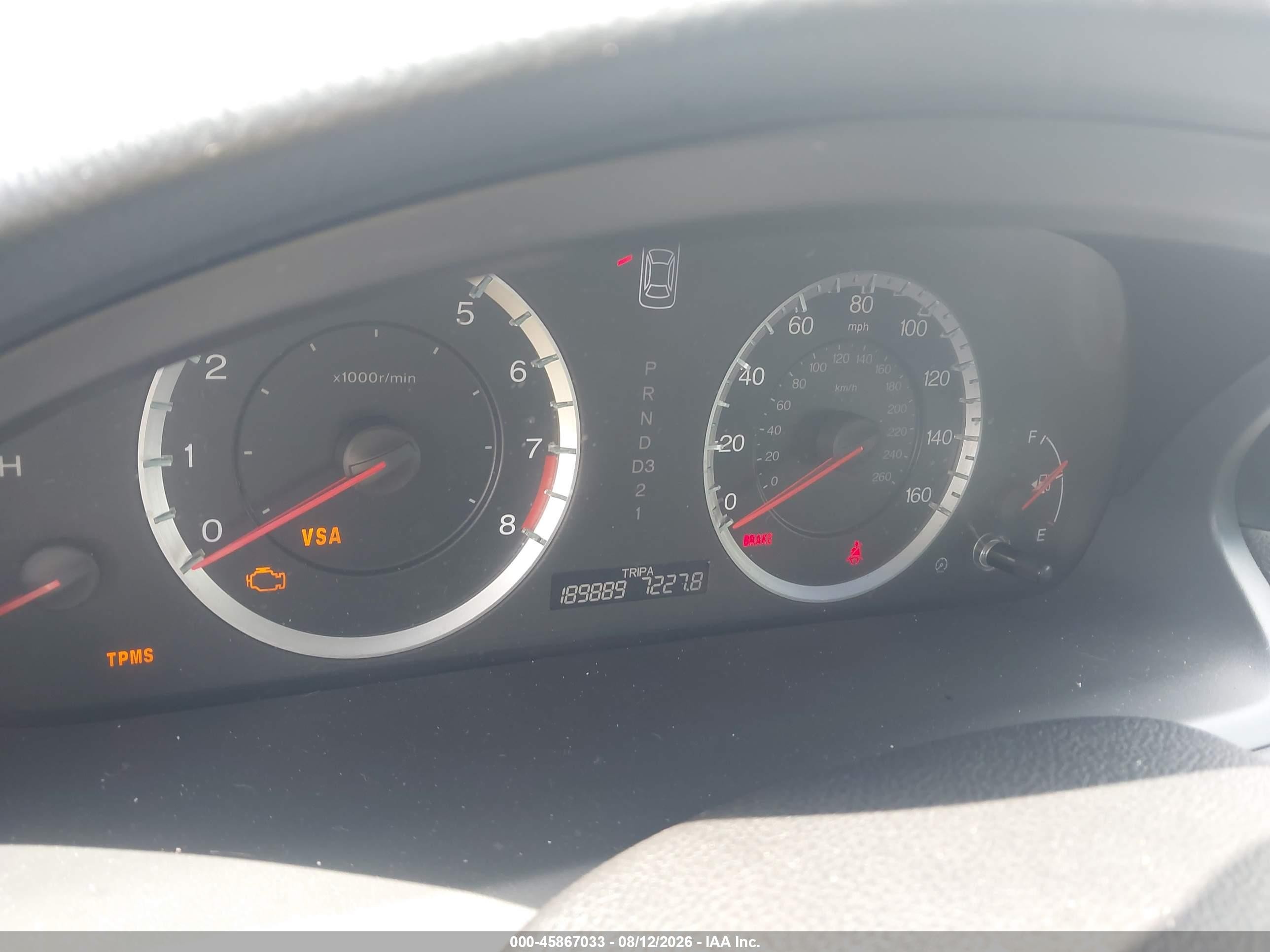 2010 Honda Accord 2.4 Lx-s Gray vin: 1HGCS1B38AA018604