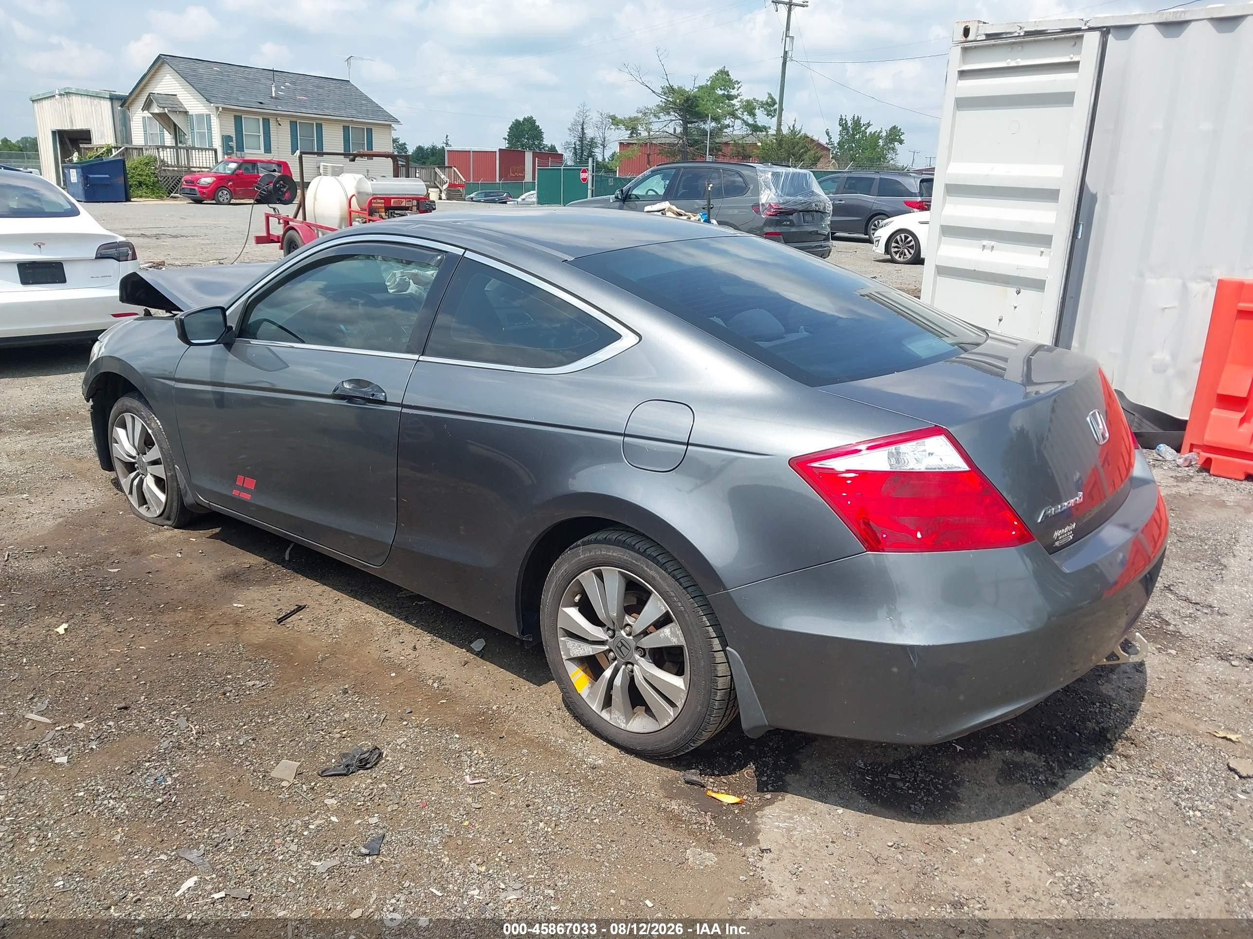 2010 Honda Accord 2.4 Lx-s Gray vin: 1HGCS1B38AA018604