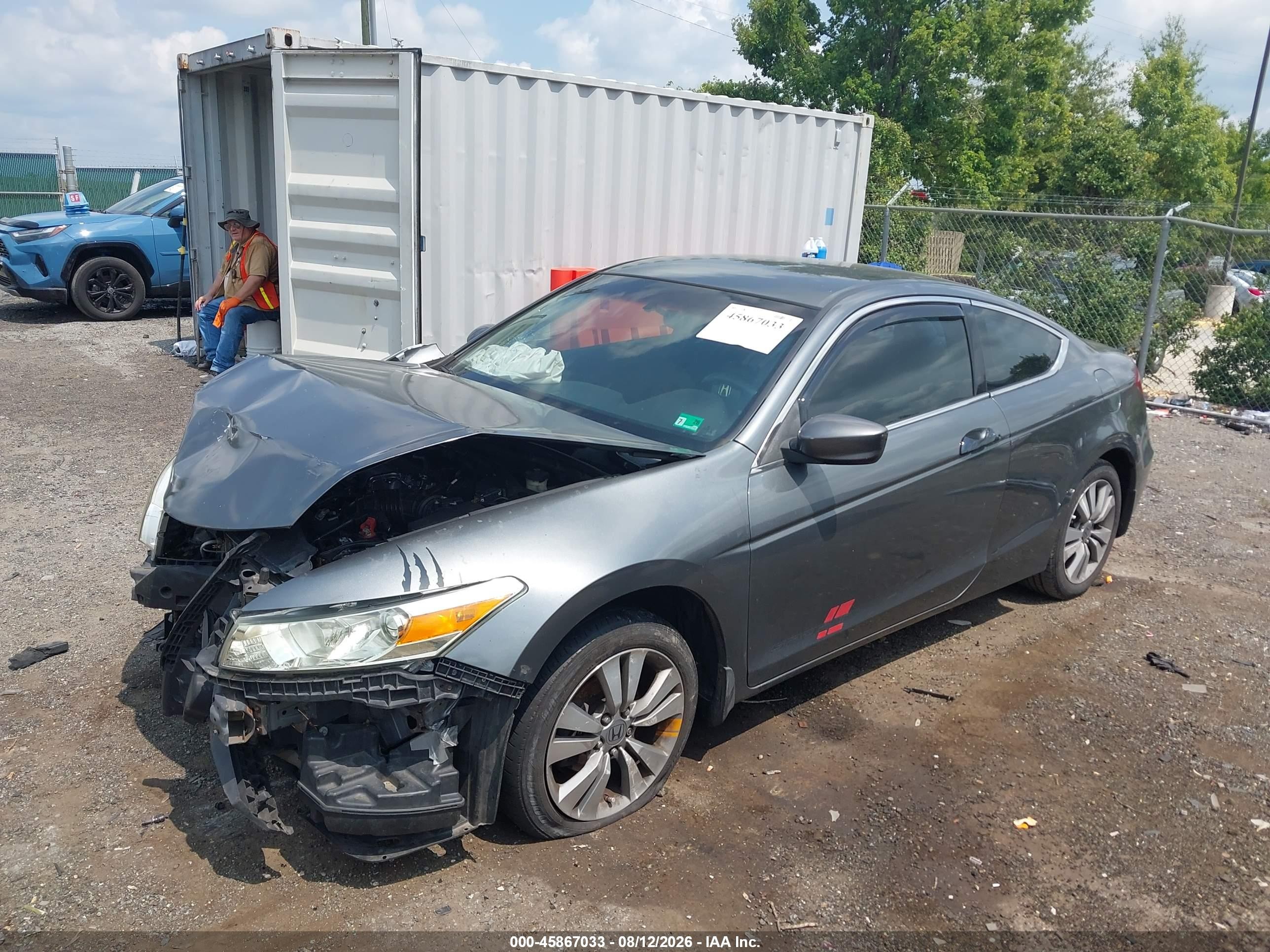 2010 Honda Accord 2.4 Lx-s Gray vin: 1HGCS1B38AA018604