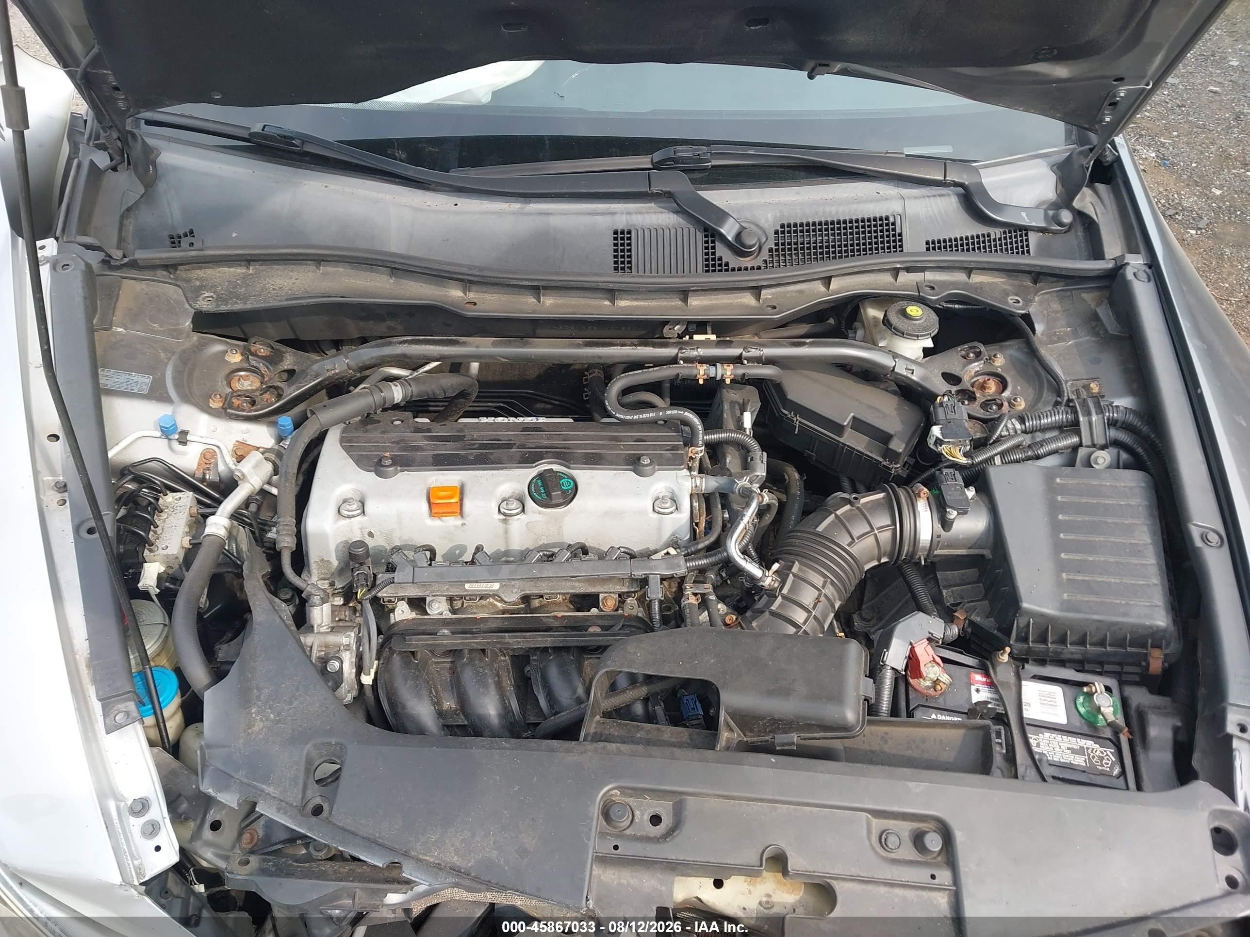 2010 Honda Accord 2.4 Lx-s Gray vin: 1HGCS1B38AA018604