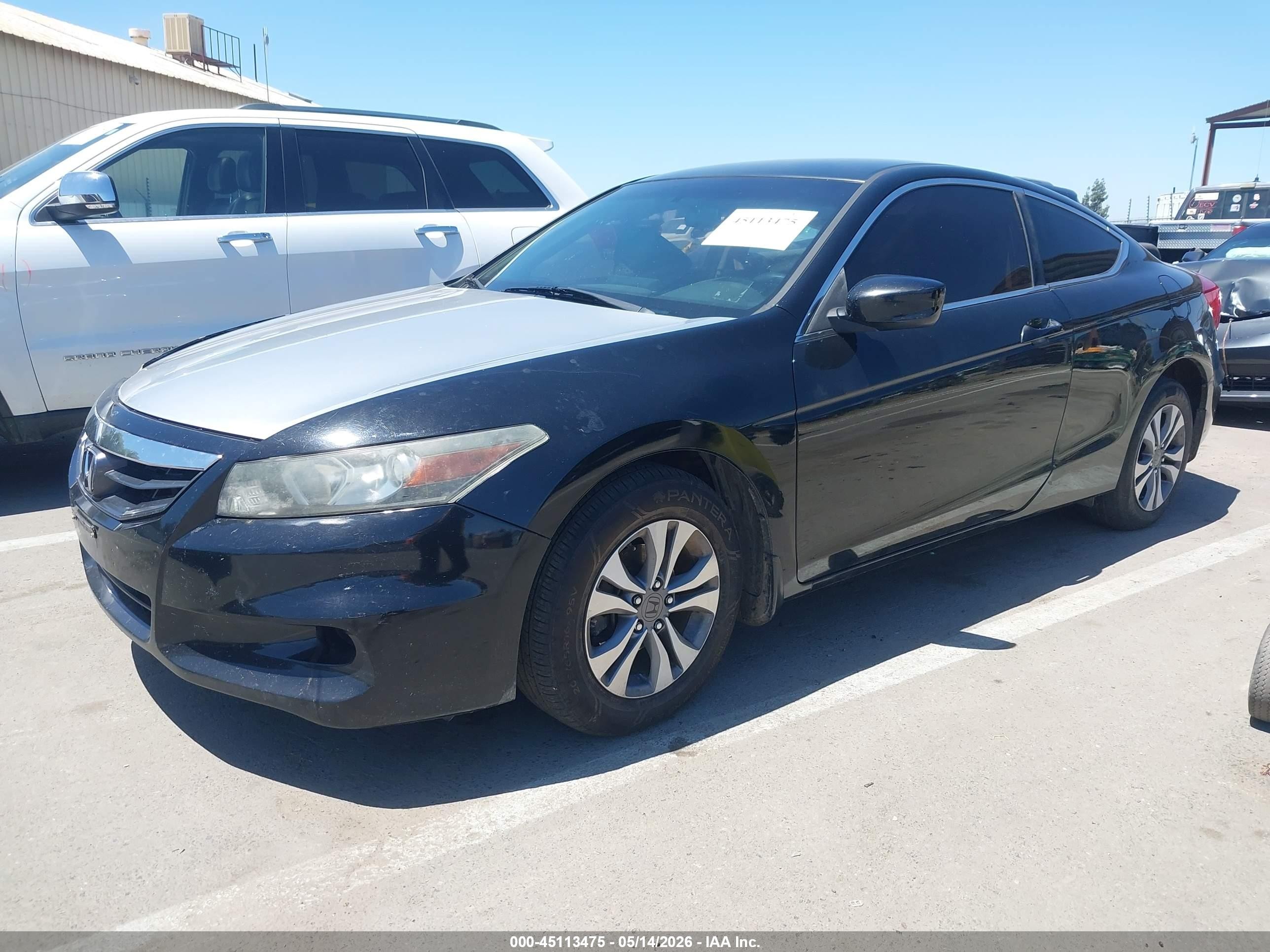2012 Honda Accord 2.4 Lx-s Black vin: 1HGCS1B38CA009906