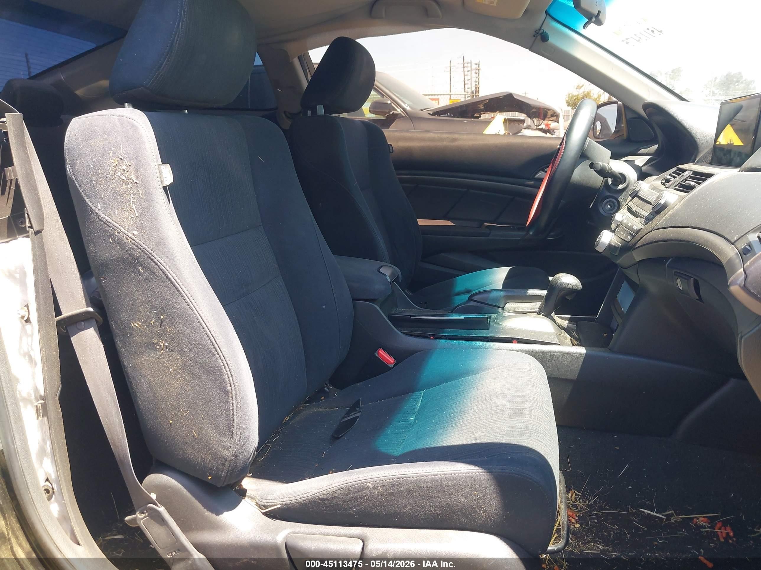 2012 Honda Accord 2.4 Lx-s Black vin: 1HGCS1B38CA009906