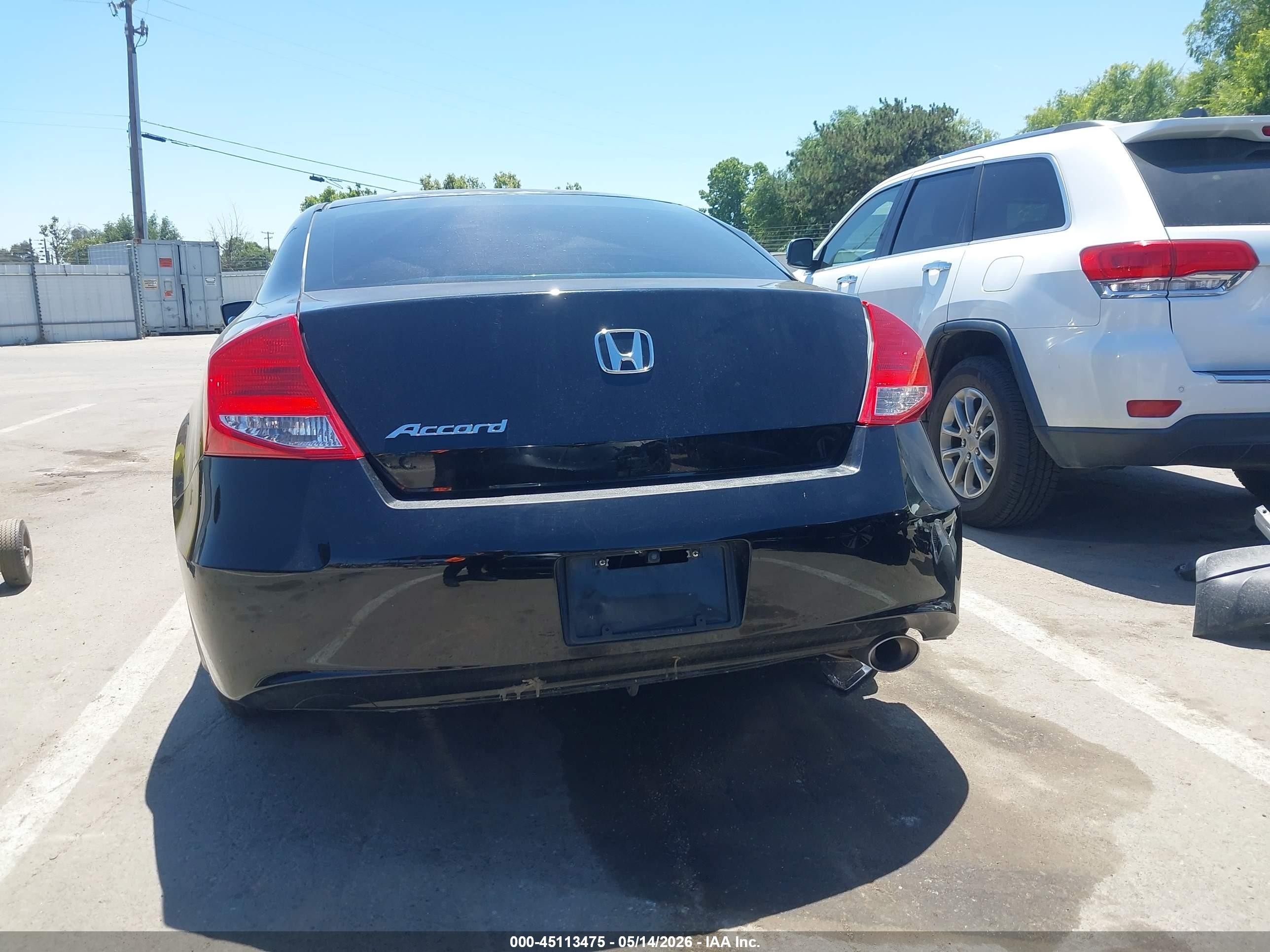 2012 Honda Accord 2.4 Lx-s Black vin: 1HGCS1B38CA009906