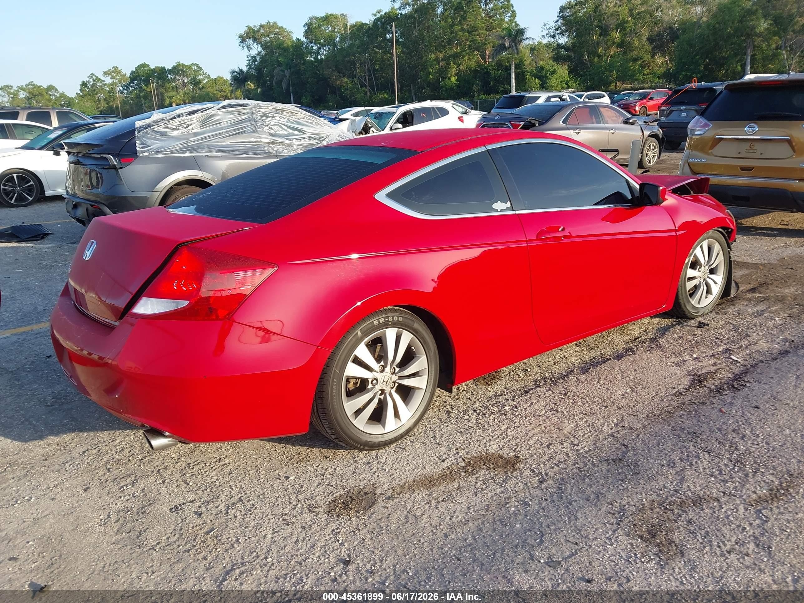 2012 Honda Accord 2.4 Lx-s Red vin: 1HGCS1B38CA016323