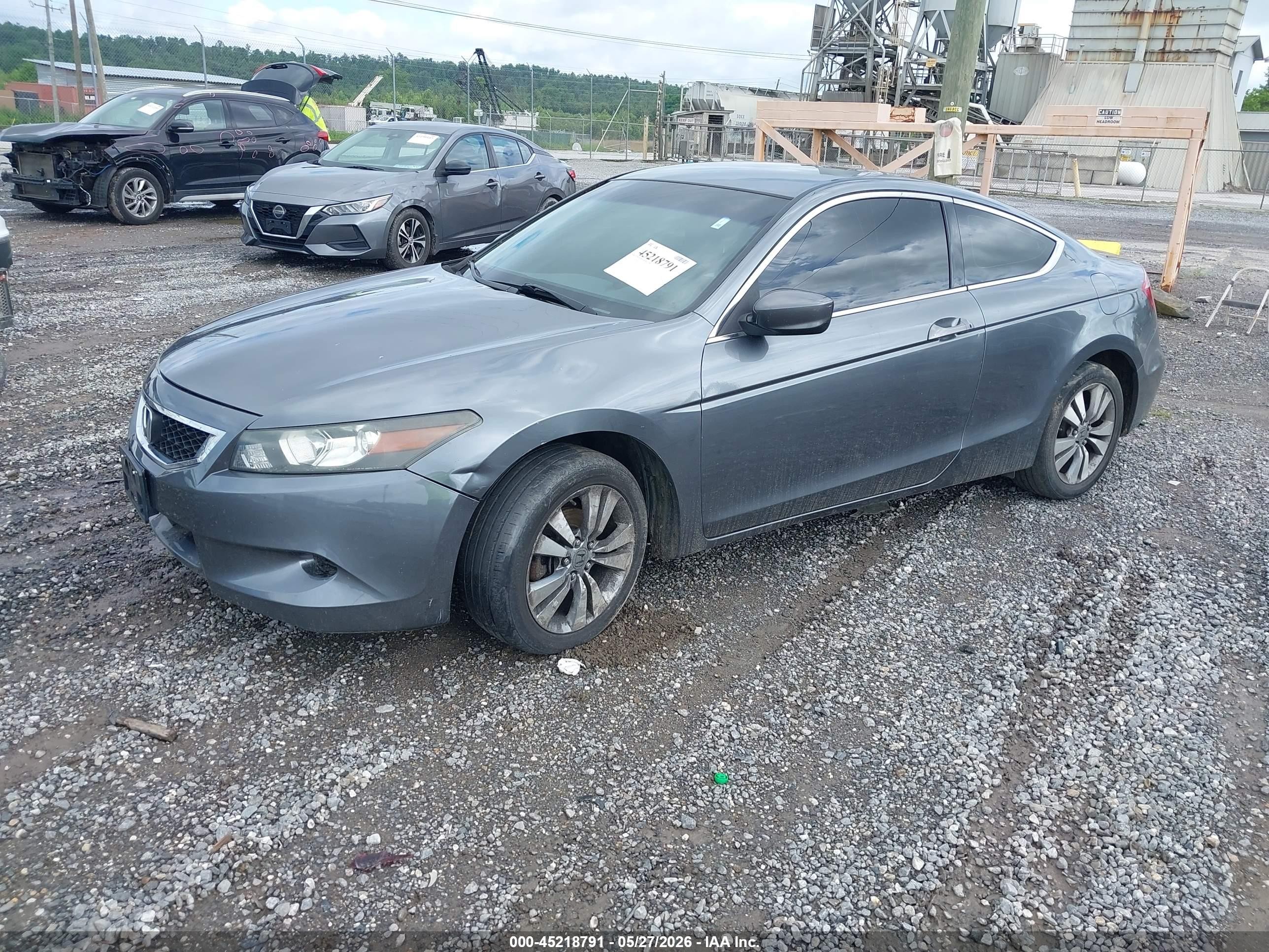 2010 Honda Accord 2.4 Lx-s Gray vin: 1HGCS1B39AA001875