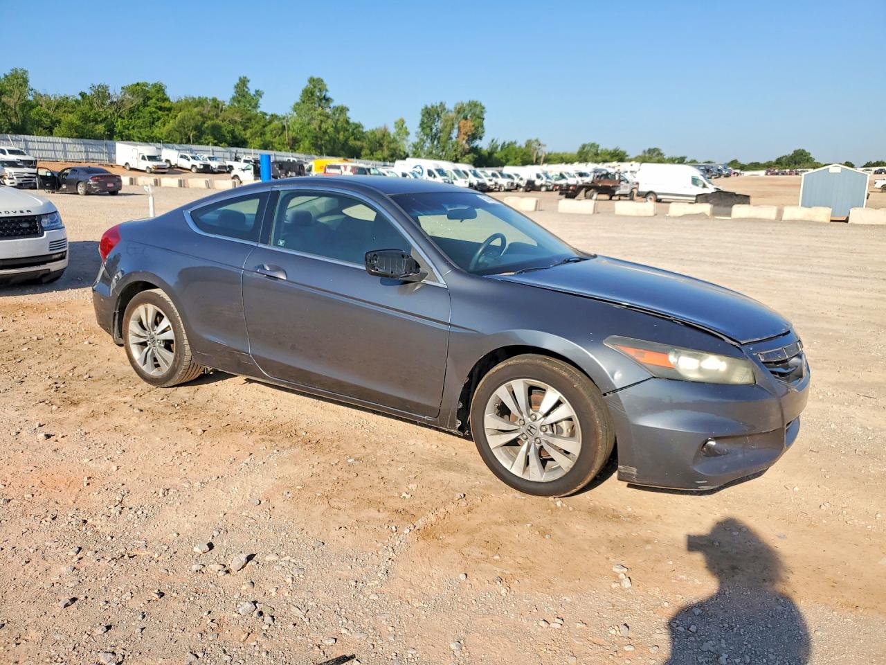 2012 Honda Accord Lx Gray vin: 1HGCS1B39CA003595