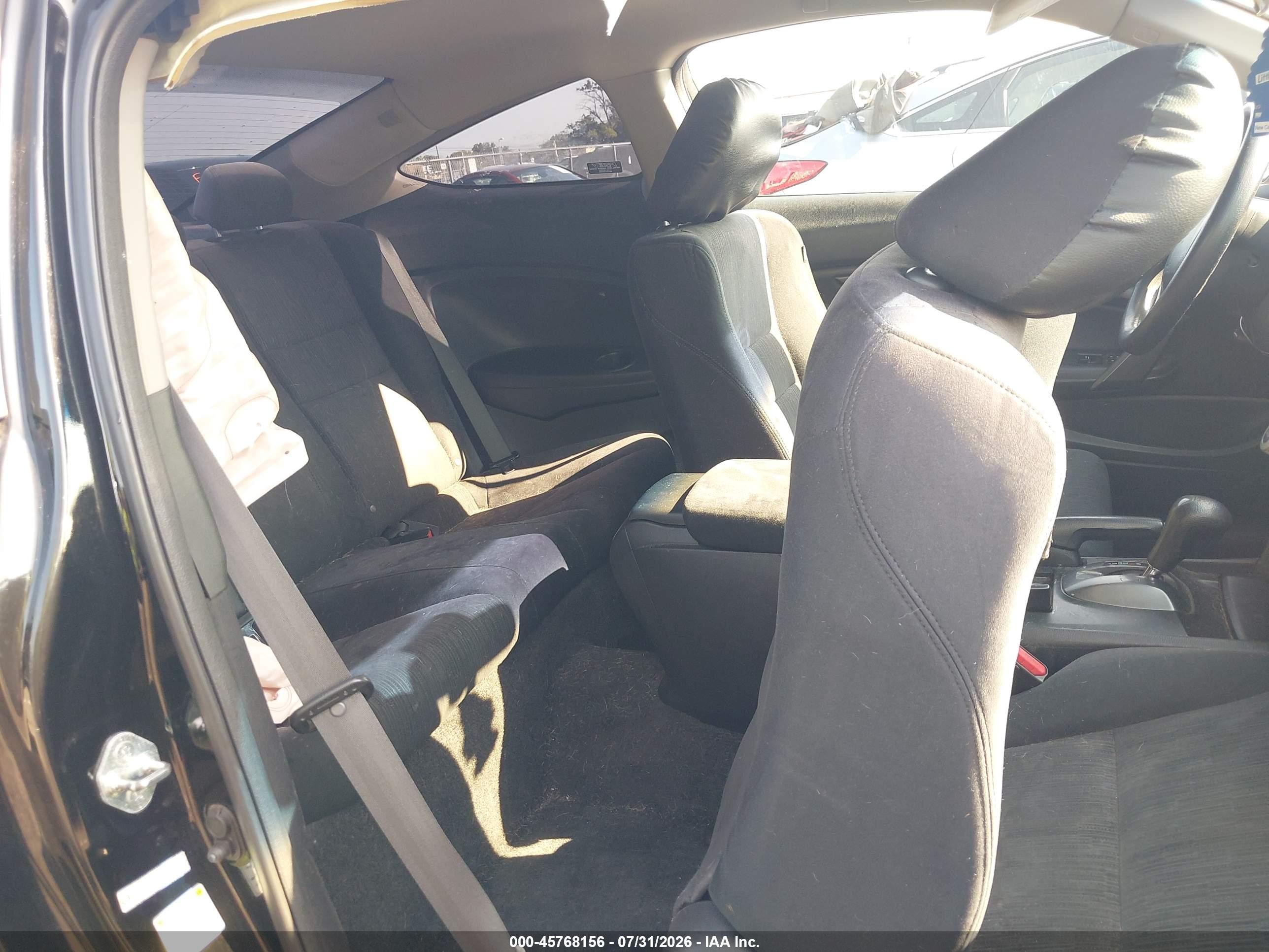 2012 Honda Accord 2.4 Lx-s Черный vin: 1HGCS1B39CA020462
