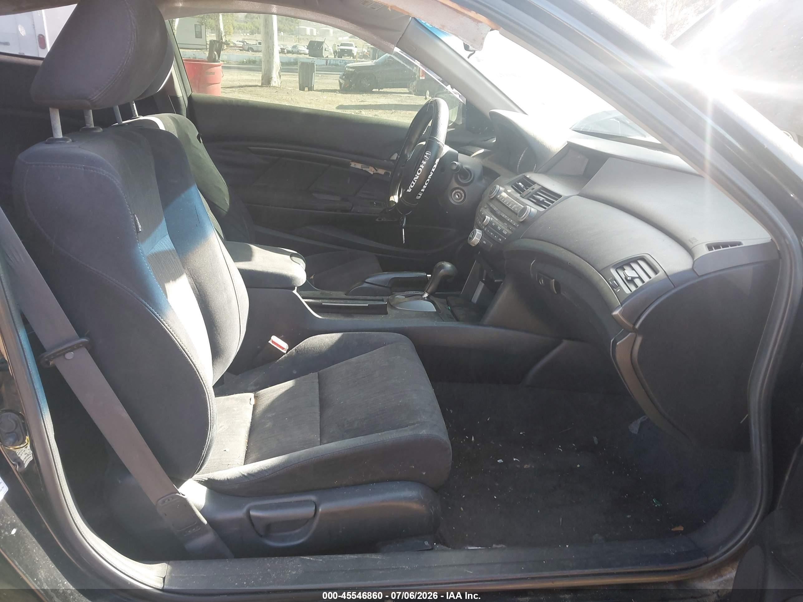 2011 Honda Accord 2.4 Lx-s Black vin: 1HGCS1B3XBA006181