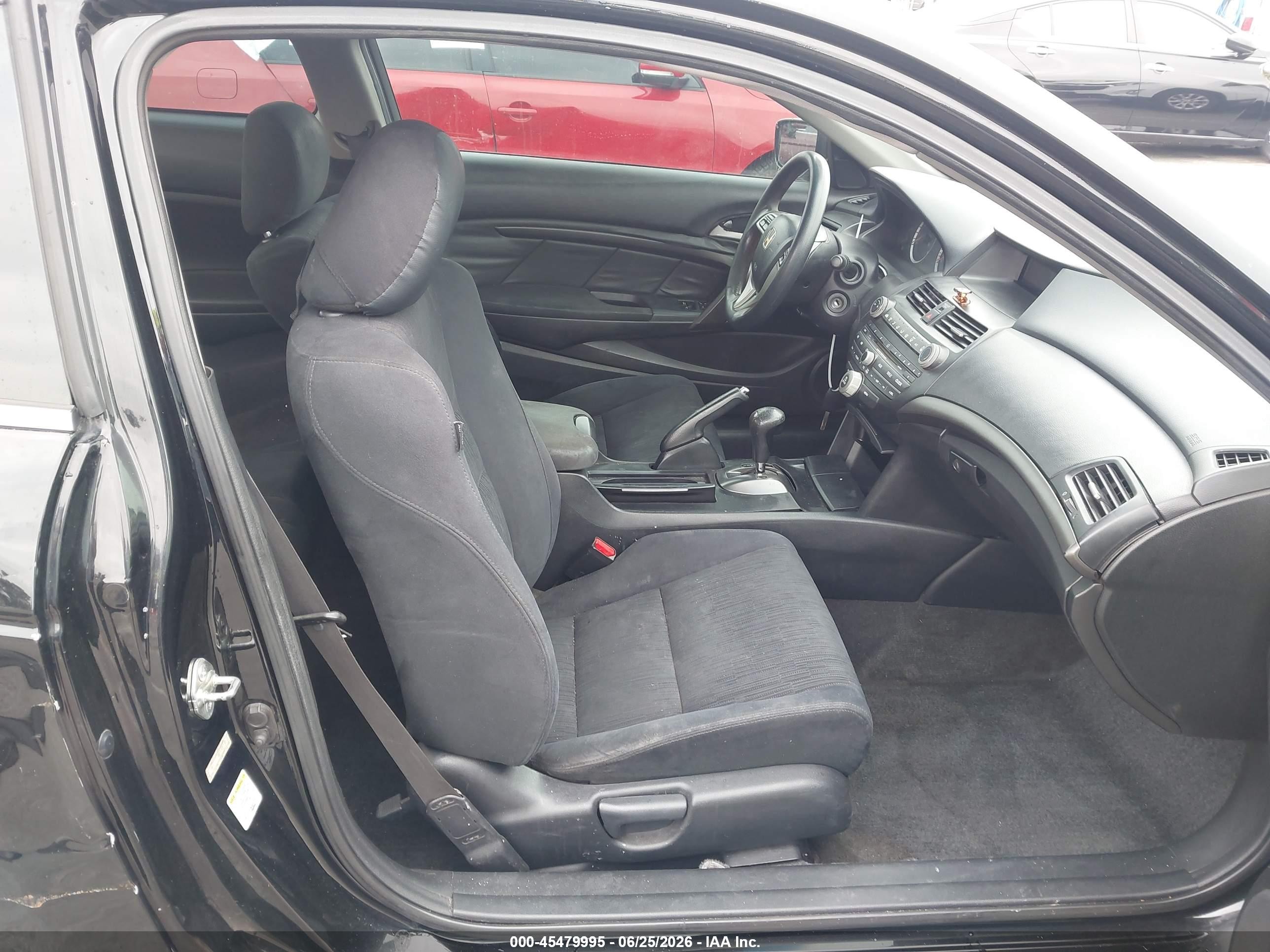 2011 Honda Accord 2.4 Lx-s Black vin: 1HGCS1B3XBA006195