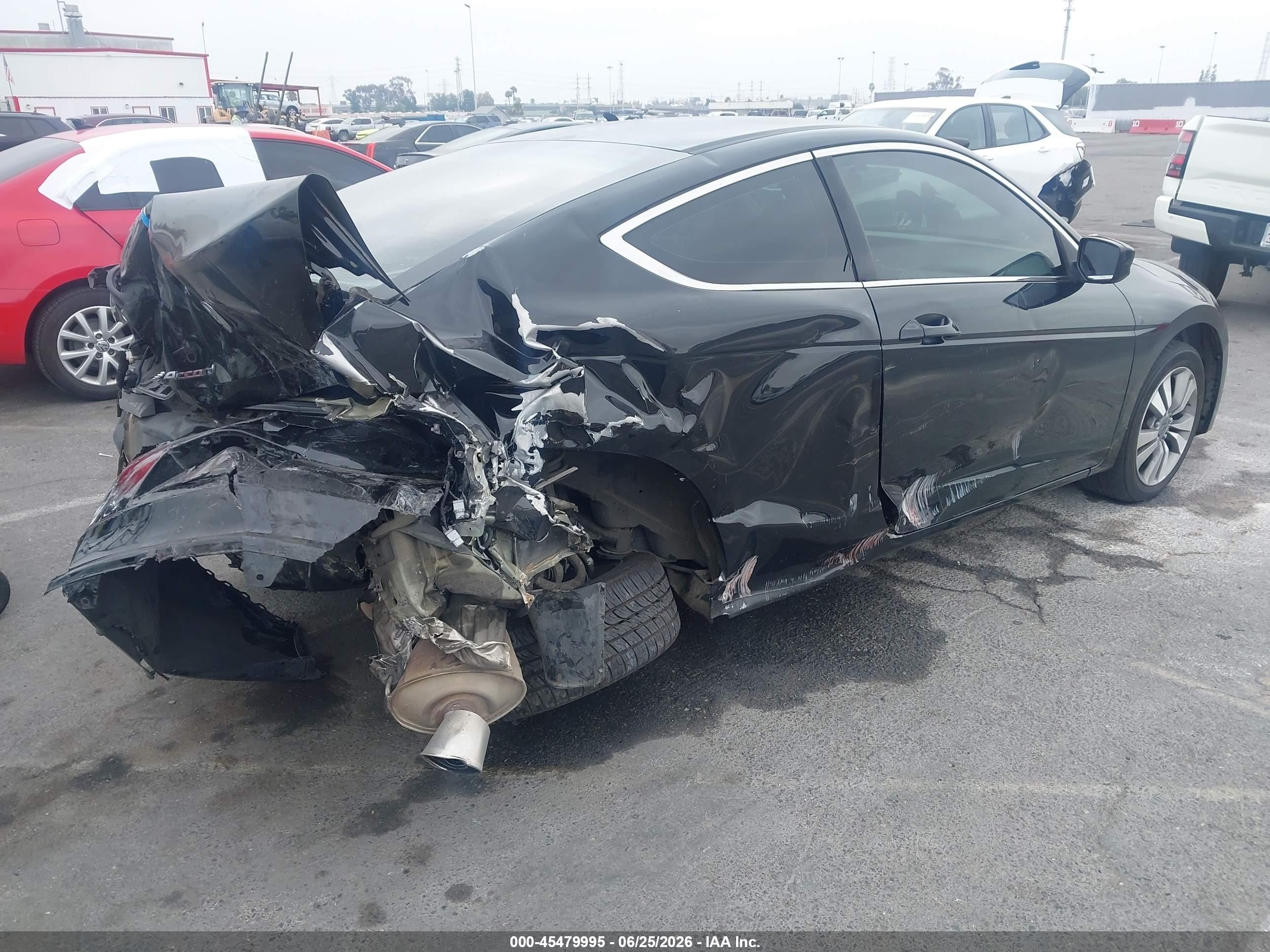 2011 Honda Accord 2.4 Lx-s Black vin: 1HGCS1B3XBA006195