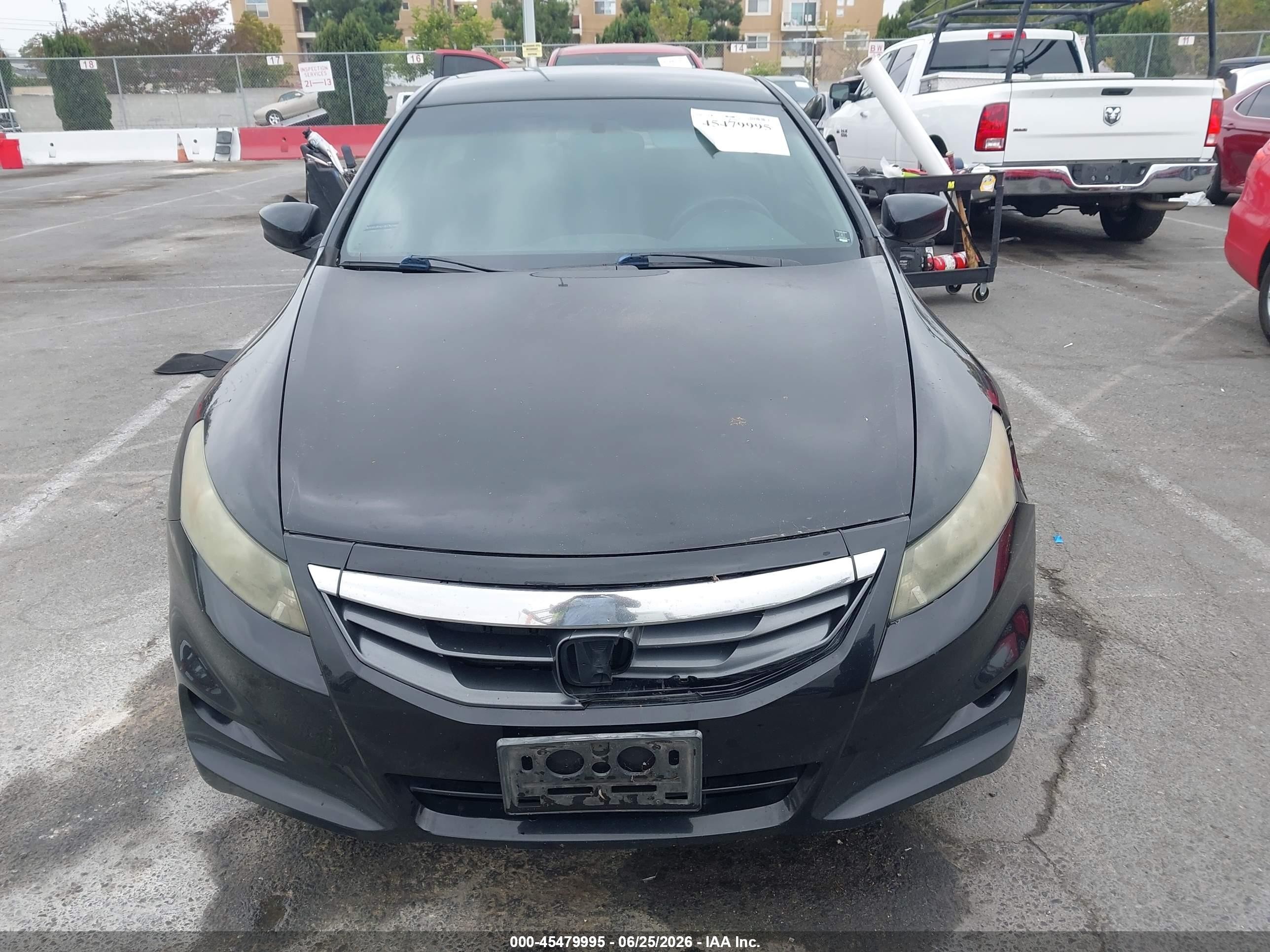 2011 Honda Accord 2.4 Lx-s Black vin: 1HGCS1B3XBA006195