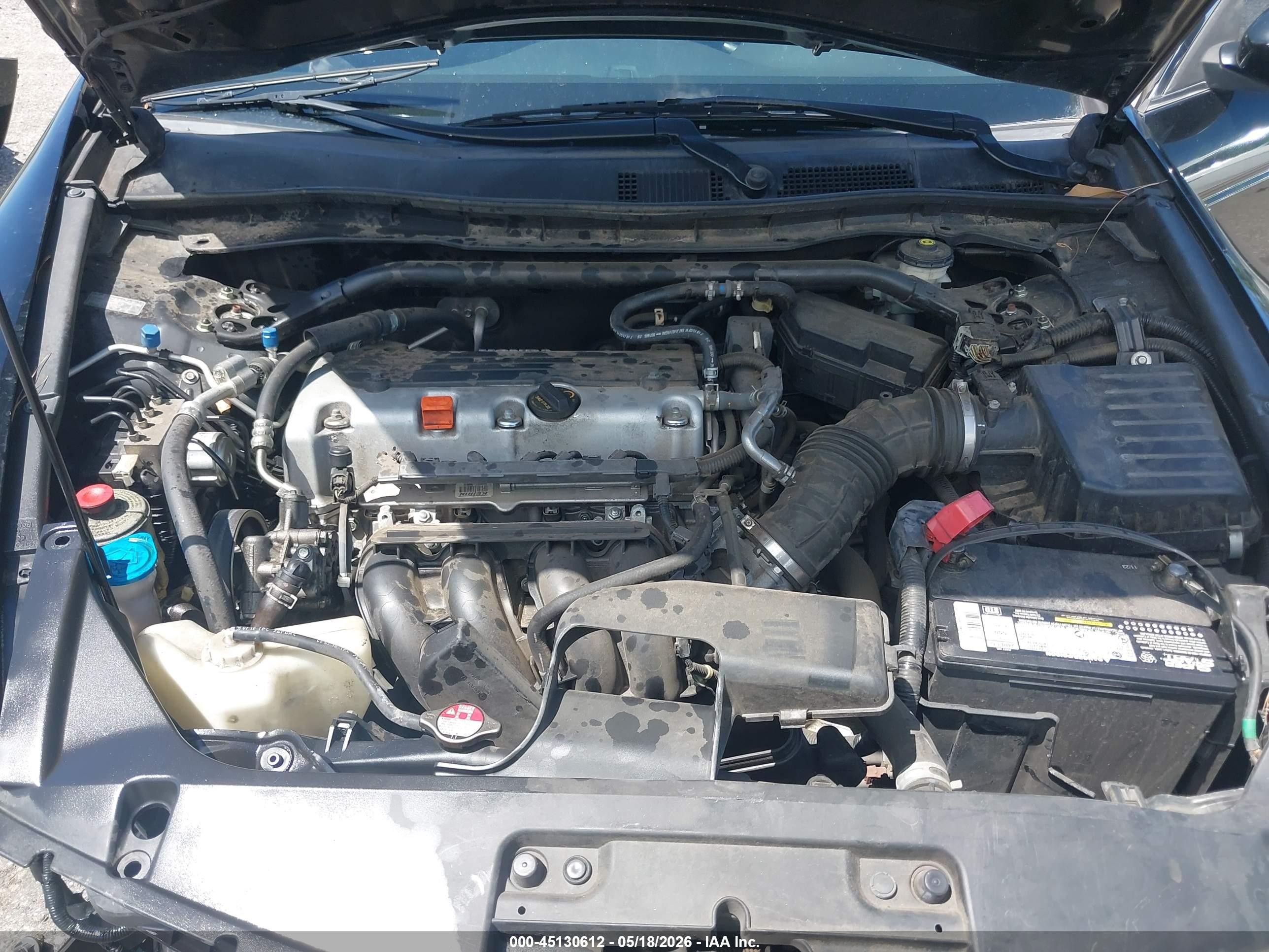 2011 Honda Accord 2.4 Lx-s Black vin: 1HGCS1B3XBA006763