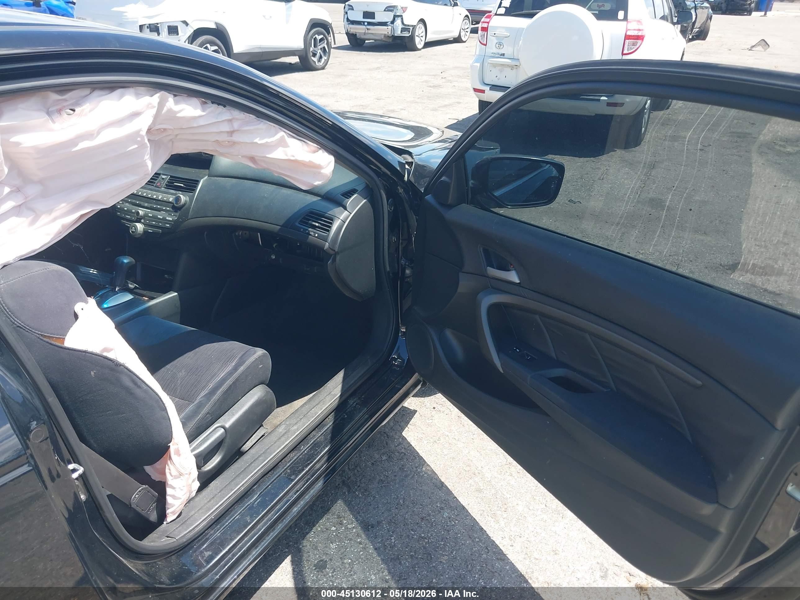 2011 Honda Accord 2.4 Lx-s Black vin: 1HGCS1B3XBA006763