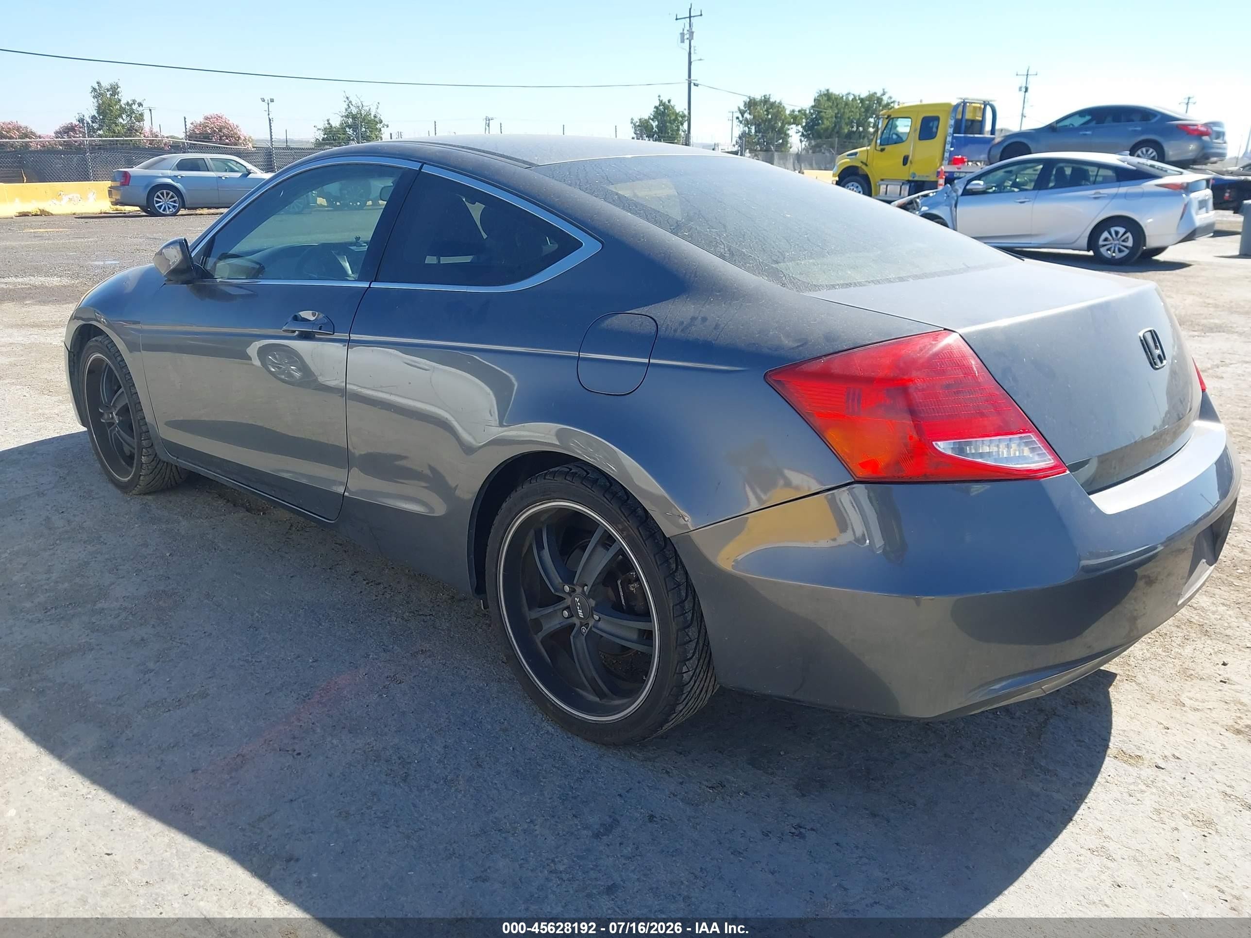 2011 Honda Accord 2.4 Lx-s Gray vin: 1HGCS1B3XBA015334