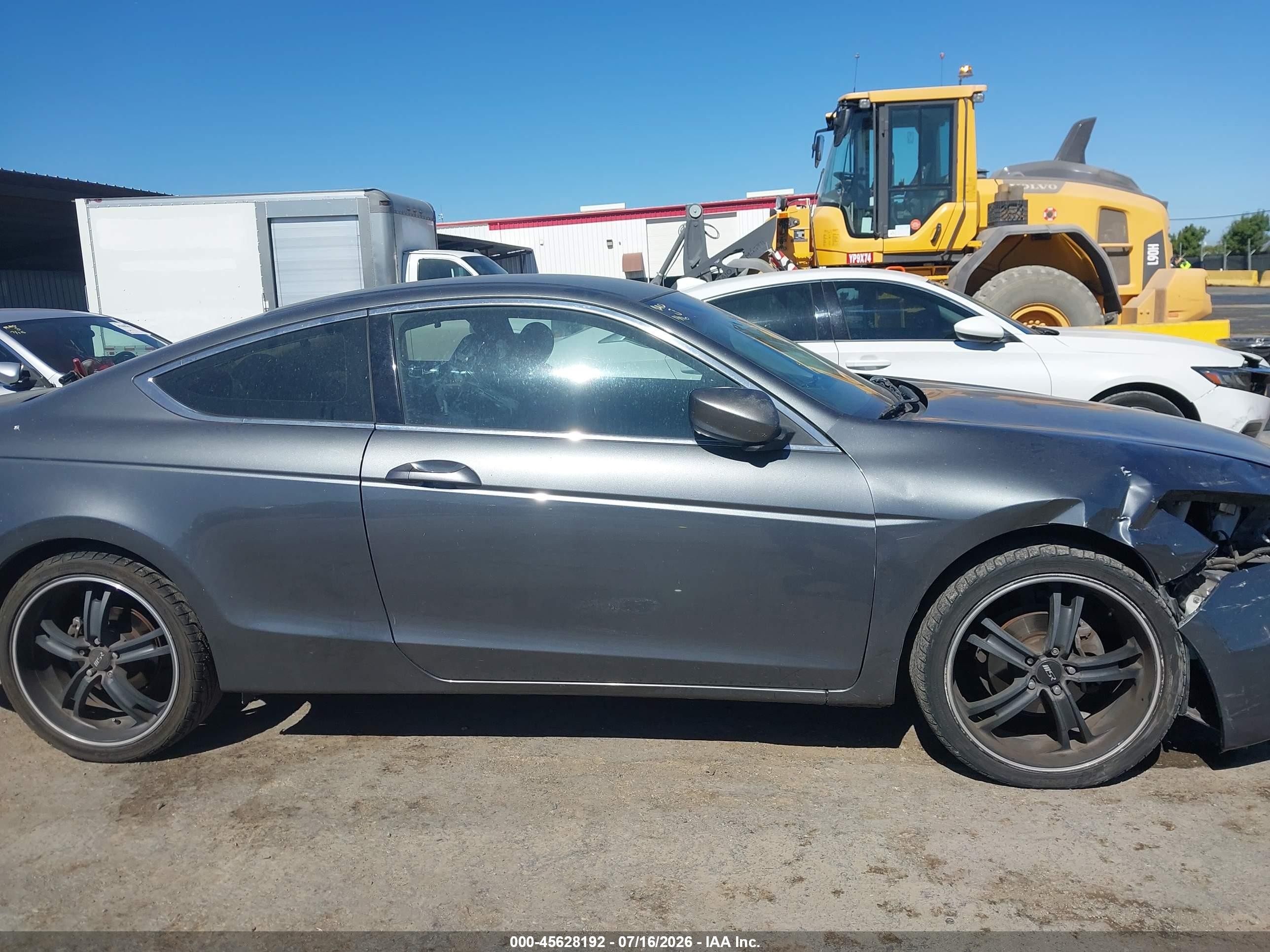 2011 Honda Accord 2.4 Lx-s Gray vin: 1HGCS1B3XBA015334