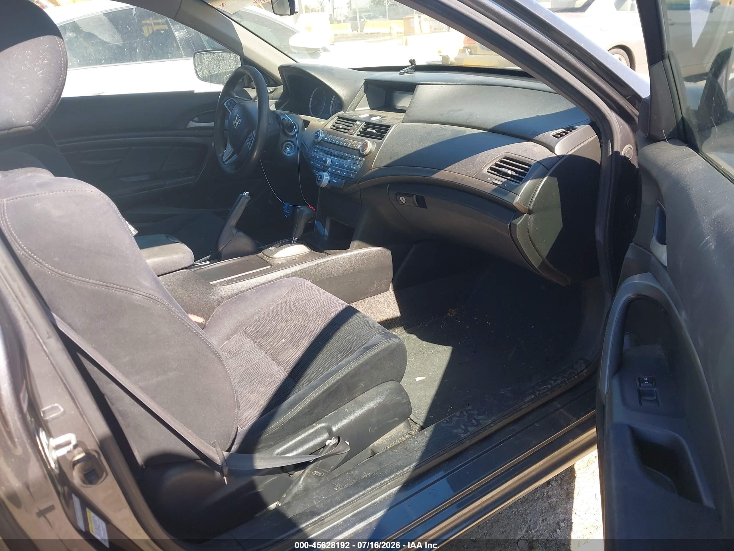 2011 Honda Accord 2.4 Lx-s Gray vin: 1HGCS1B3XBA015334