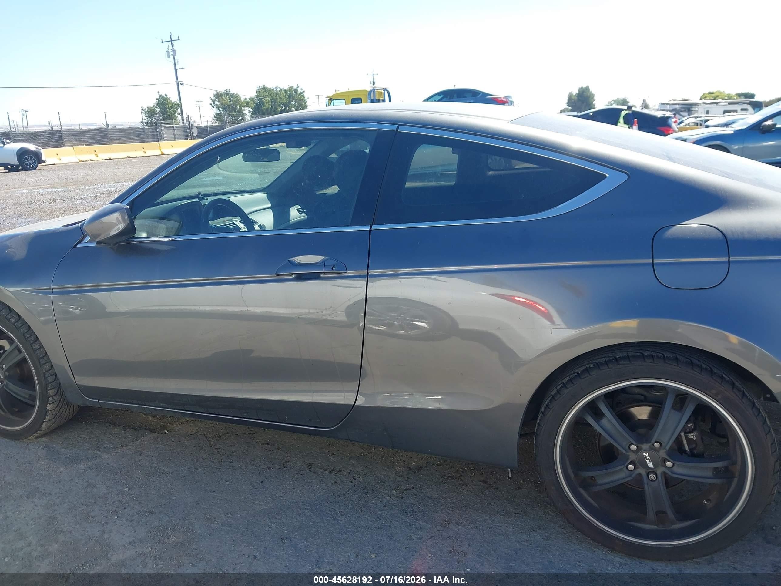 2011 Honda Accord 2.4 Lx-s Gray vin: 1HGCS1B3XBA015334