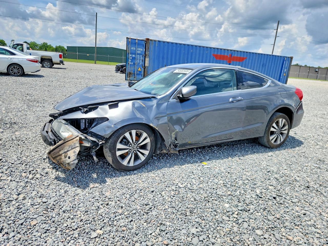 2012 Honda Accord Lx Серый vin: 1HGCS1B3XCA016601
