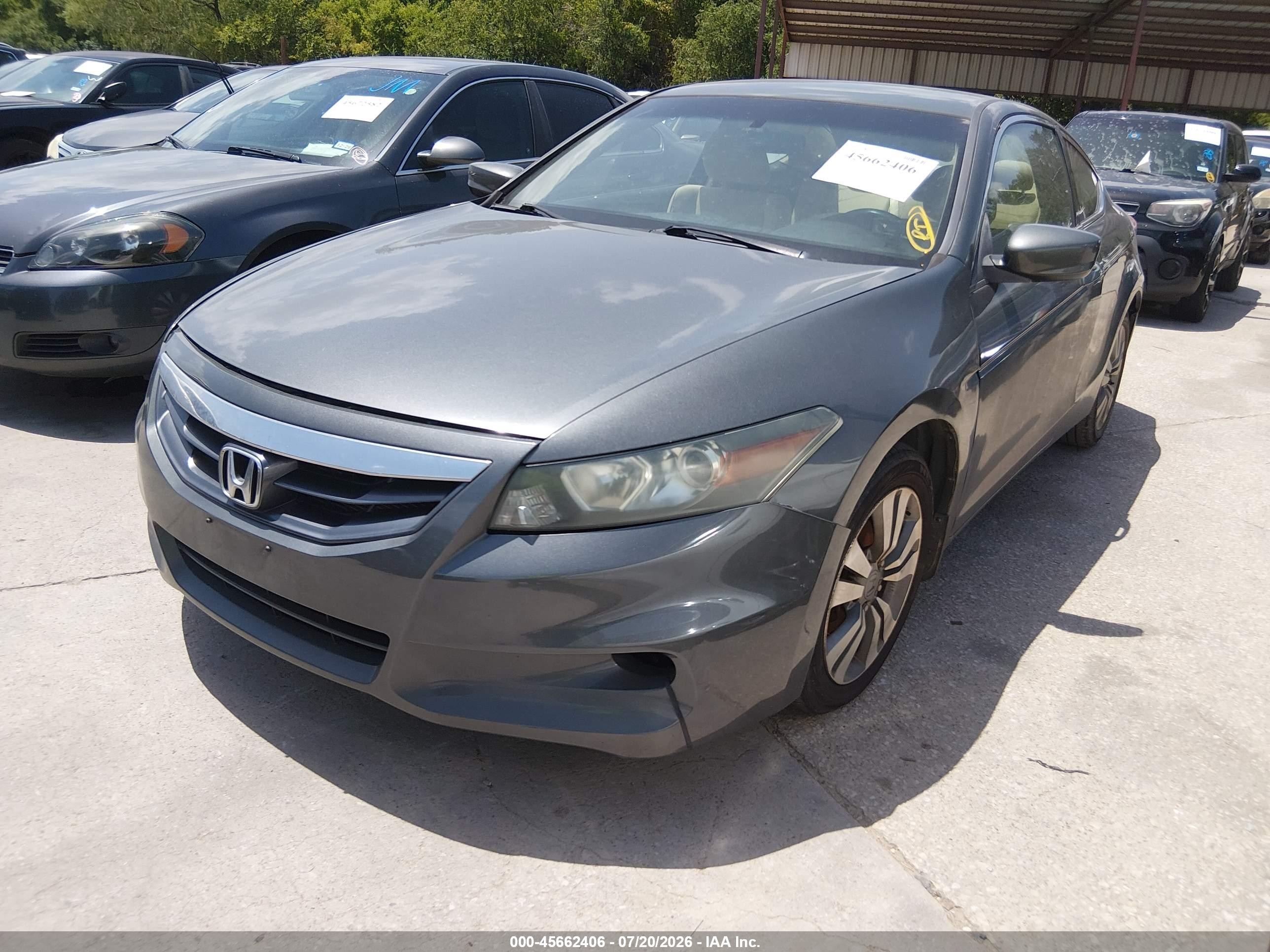 2012 Honda Accord 2.4 Lx-s Green vin: 1HGCS1B3XCA018395