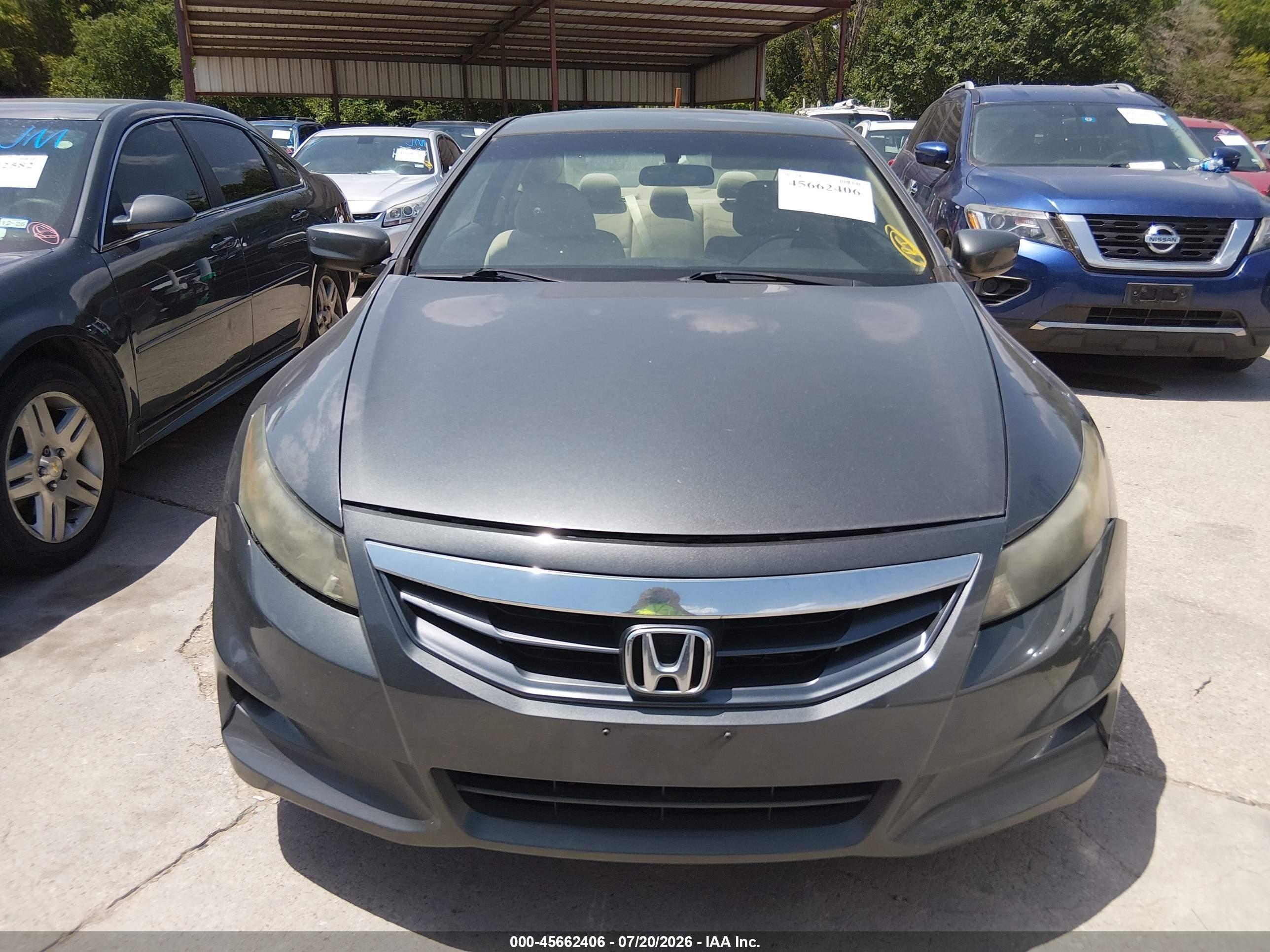 2012 Honda Accord 2.4 Lx-s Green vin: 1HGCS1B3XCA018395