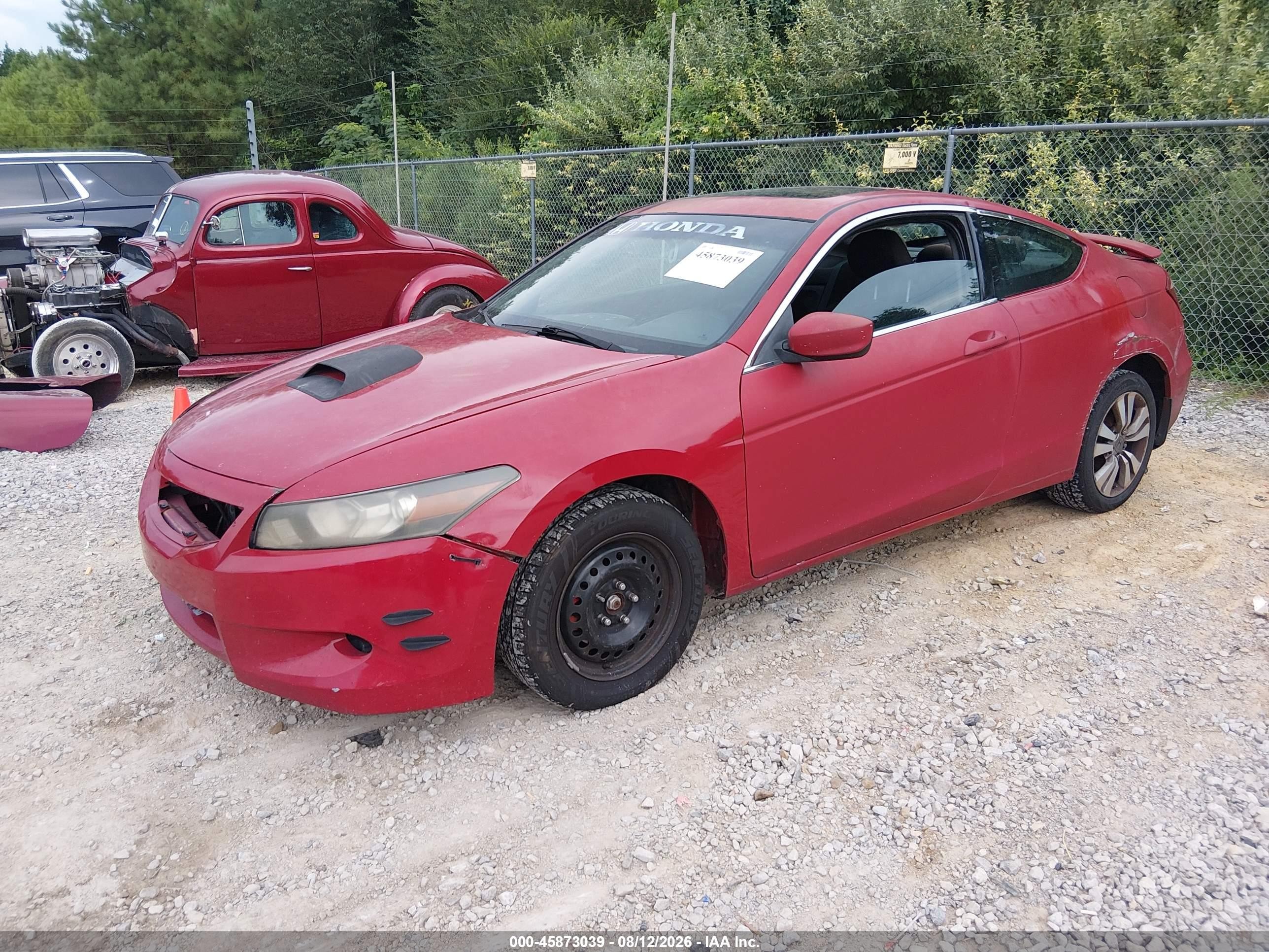 2010 Honda Accord 2.4 Ex Red vin: 1HGCS1B70AA011729