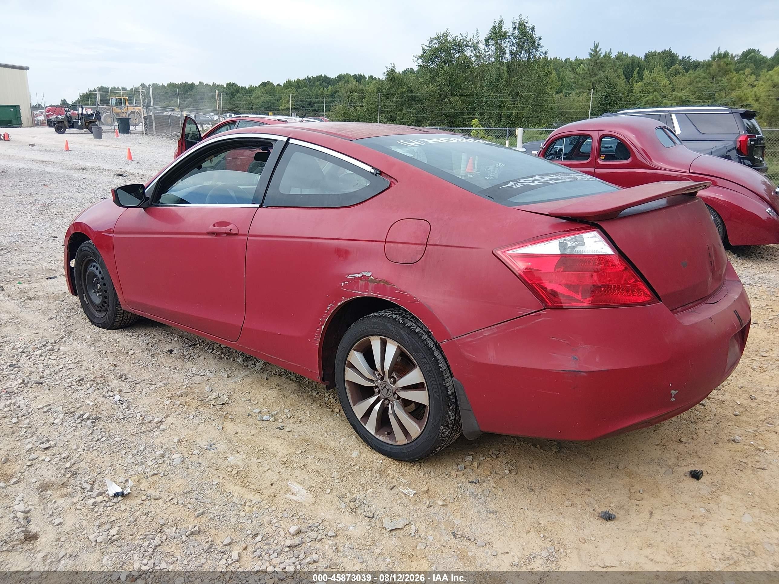 2010 Honda Accord 2.4 Ex Red vin: 1HGCS1B70AA011729