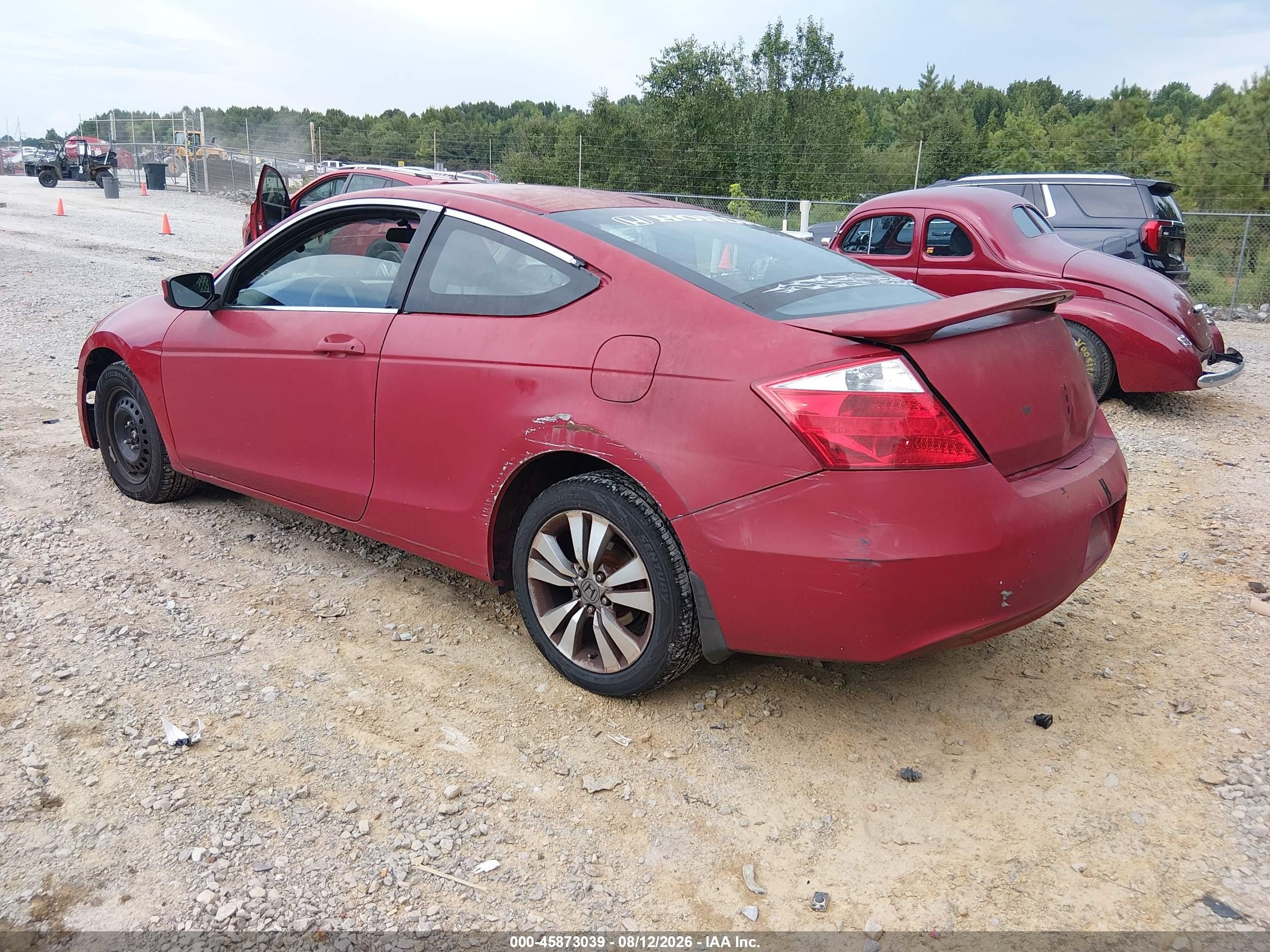 2010 Honda Accord 2.4 Ex Red vin: 1HGCS1B70AA011729