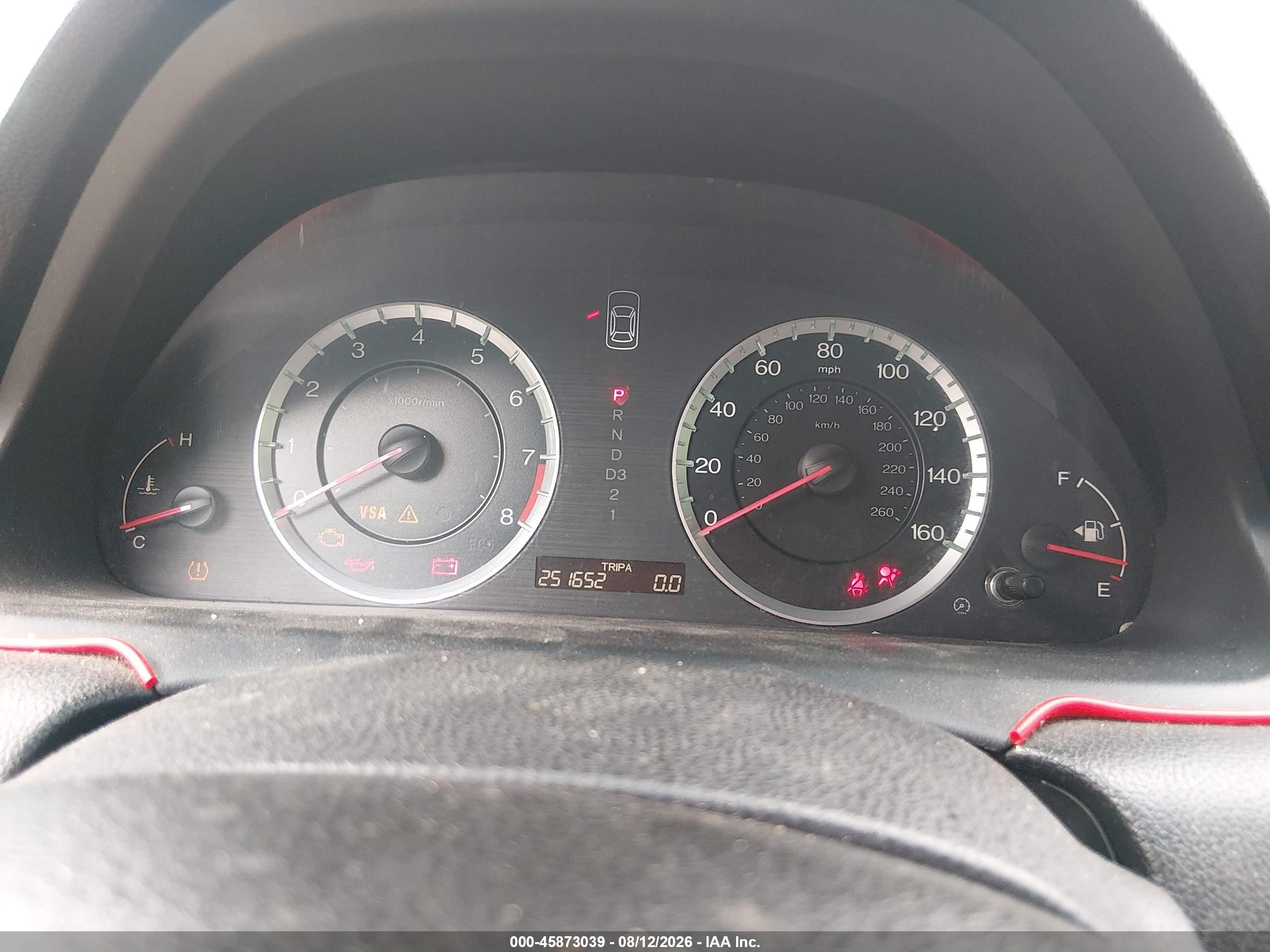 2010 Honda Accord 2.4 Ex Red vin: 1HGCS1B70AA011729