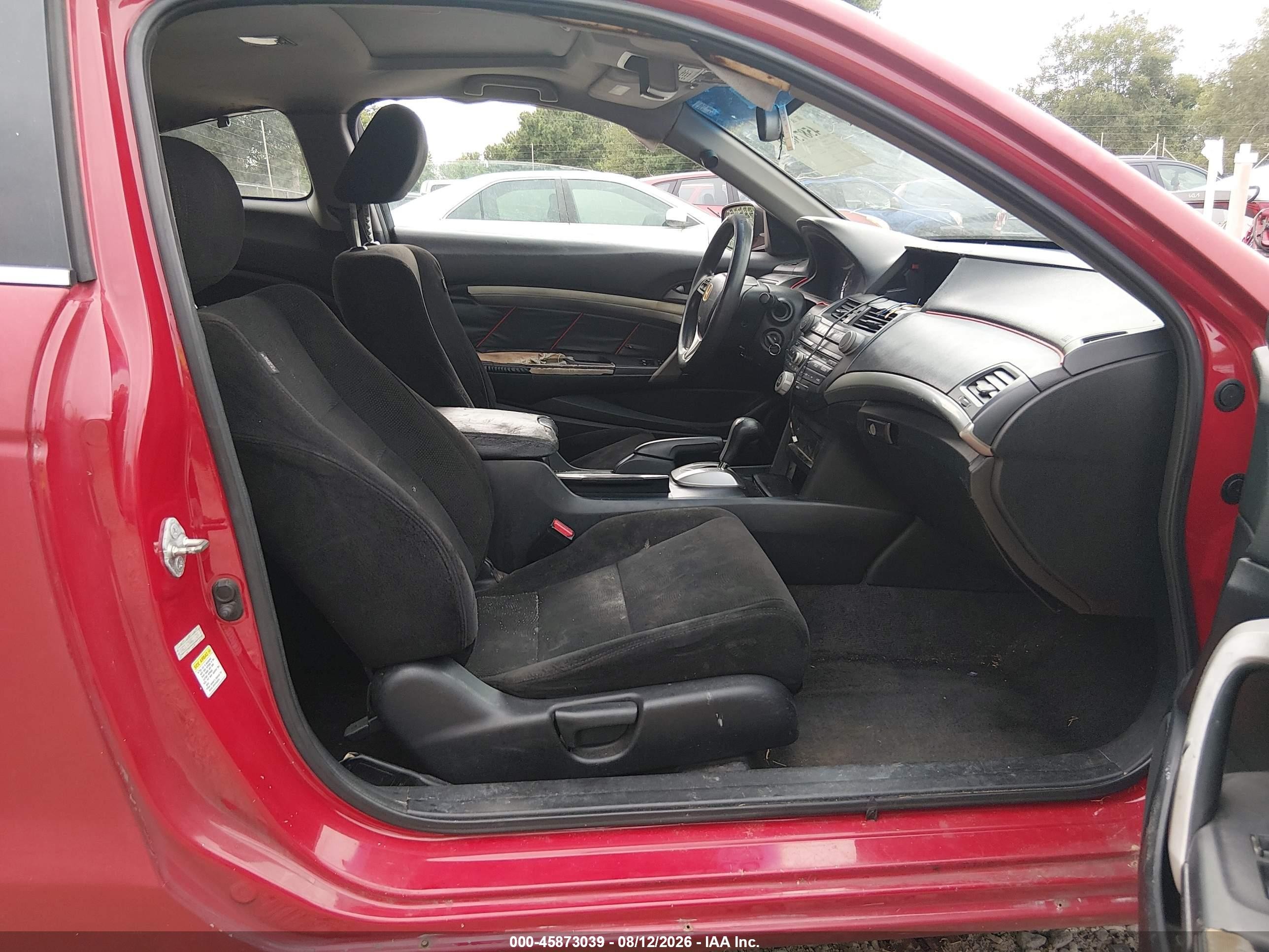 2010 Honda Accord 2.4 Ex Red vin: 1HGCS1B70AA011729