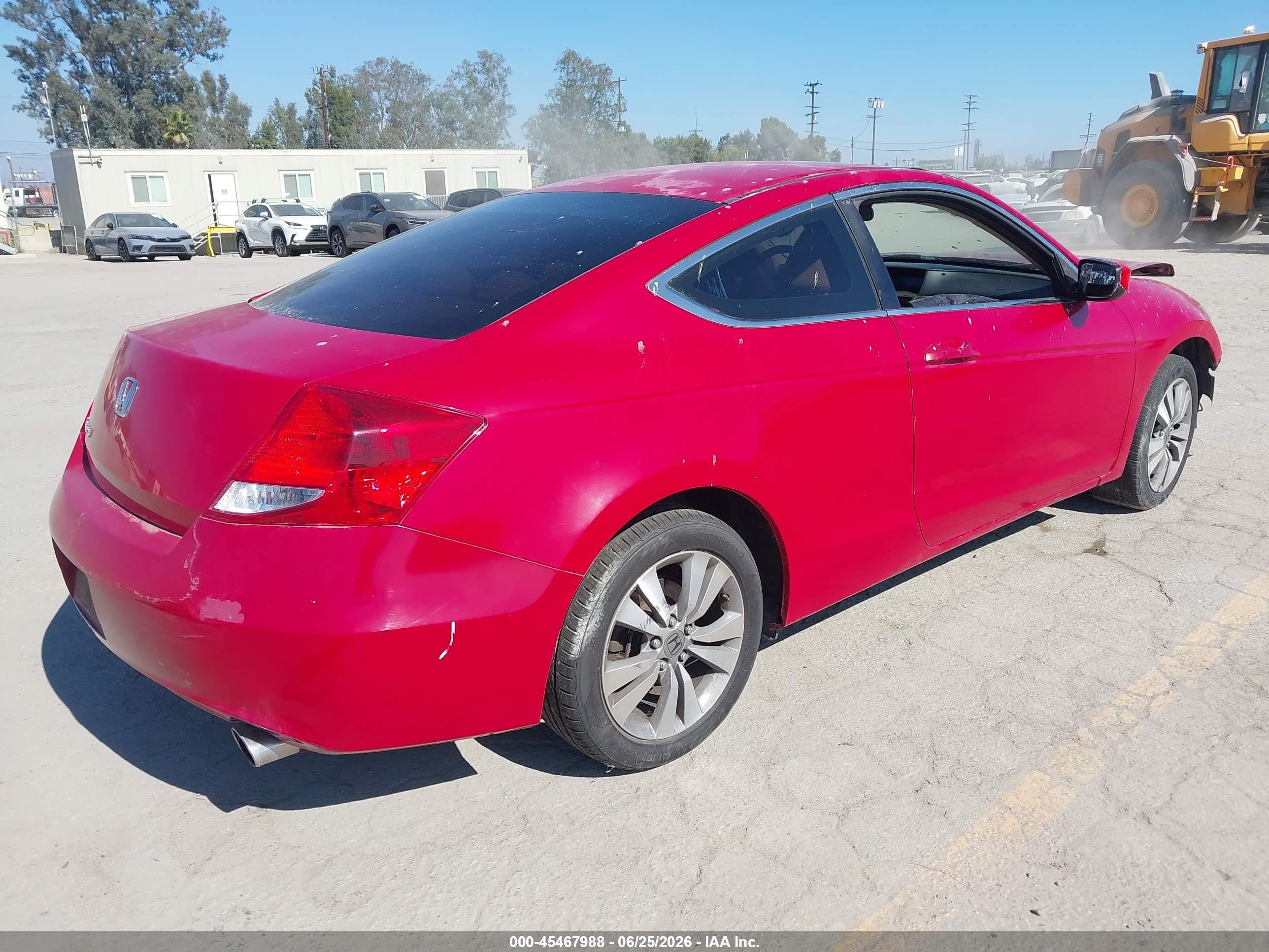 2011 Honda Accord 2.4 Ex Red vin: 1HGCS1B70BA000618