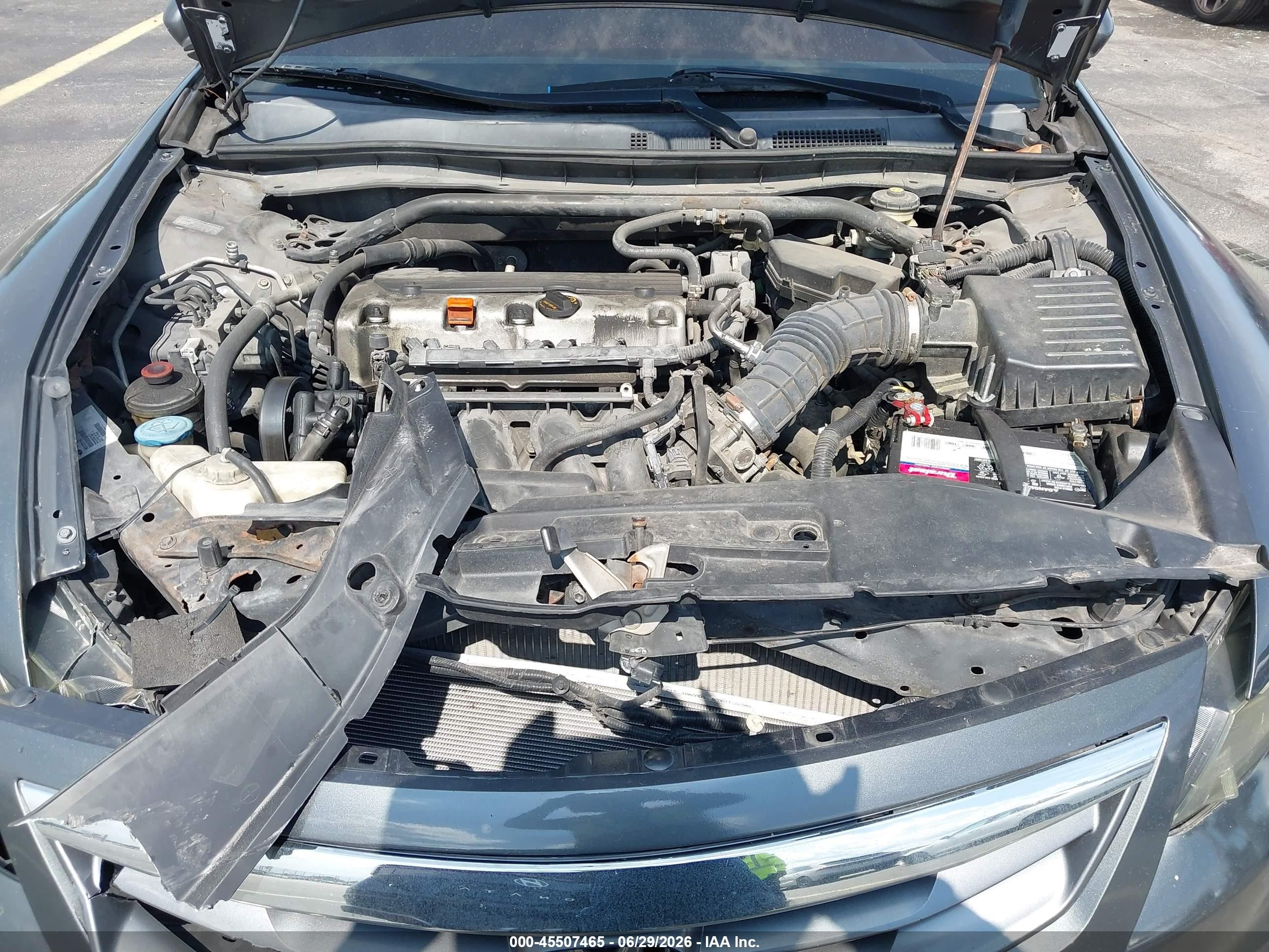 2011 Honda Accord 2.4 Ex Gray vin: 1HGCS1B70BA001493