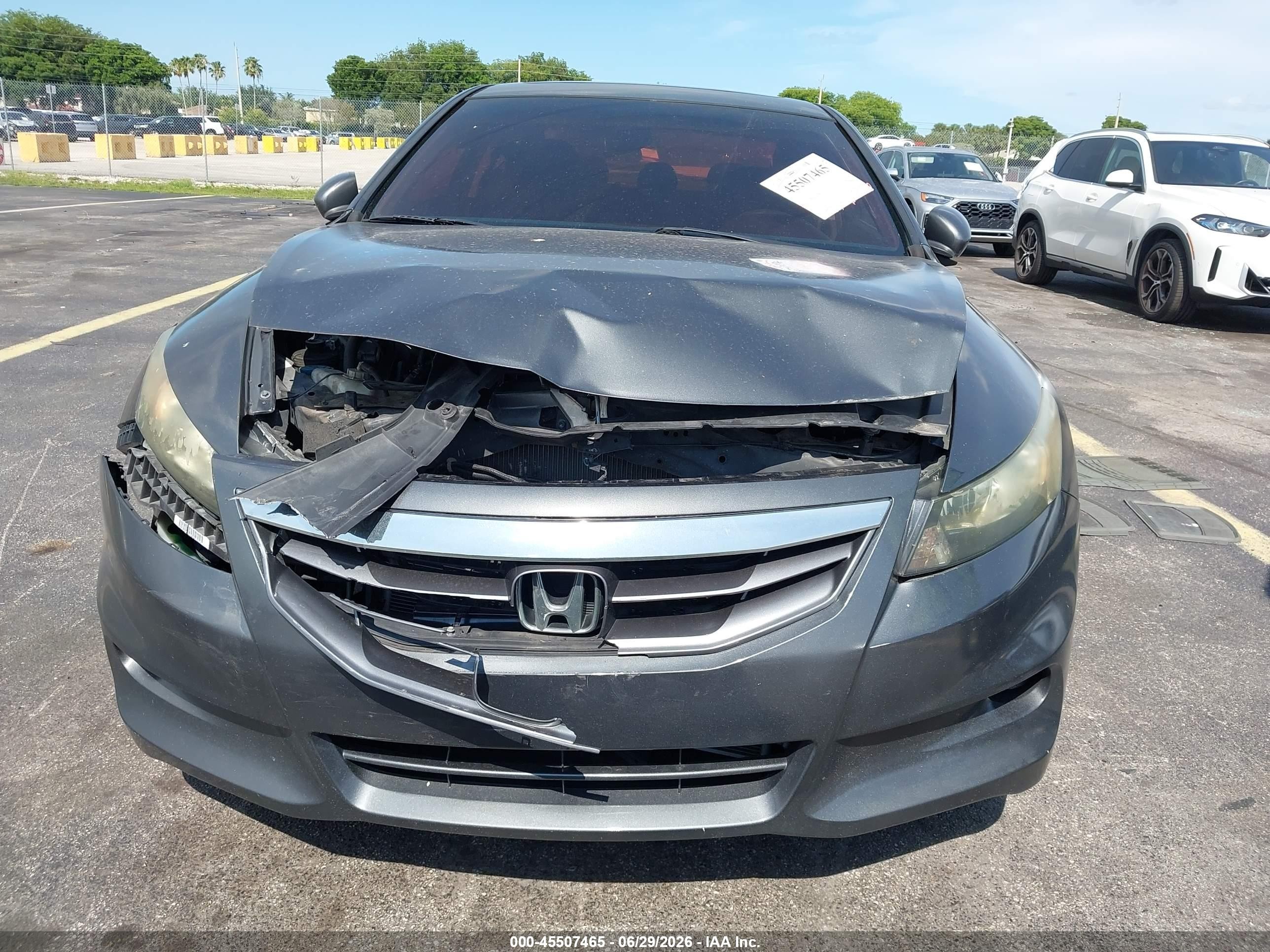 2011 Honda Accord 2.4 Ex Gray vin: 1HGCS1B70BA001493