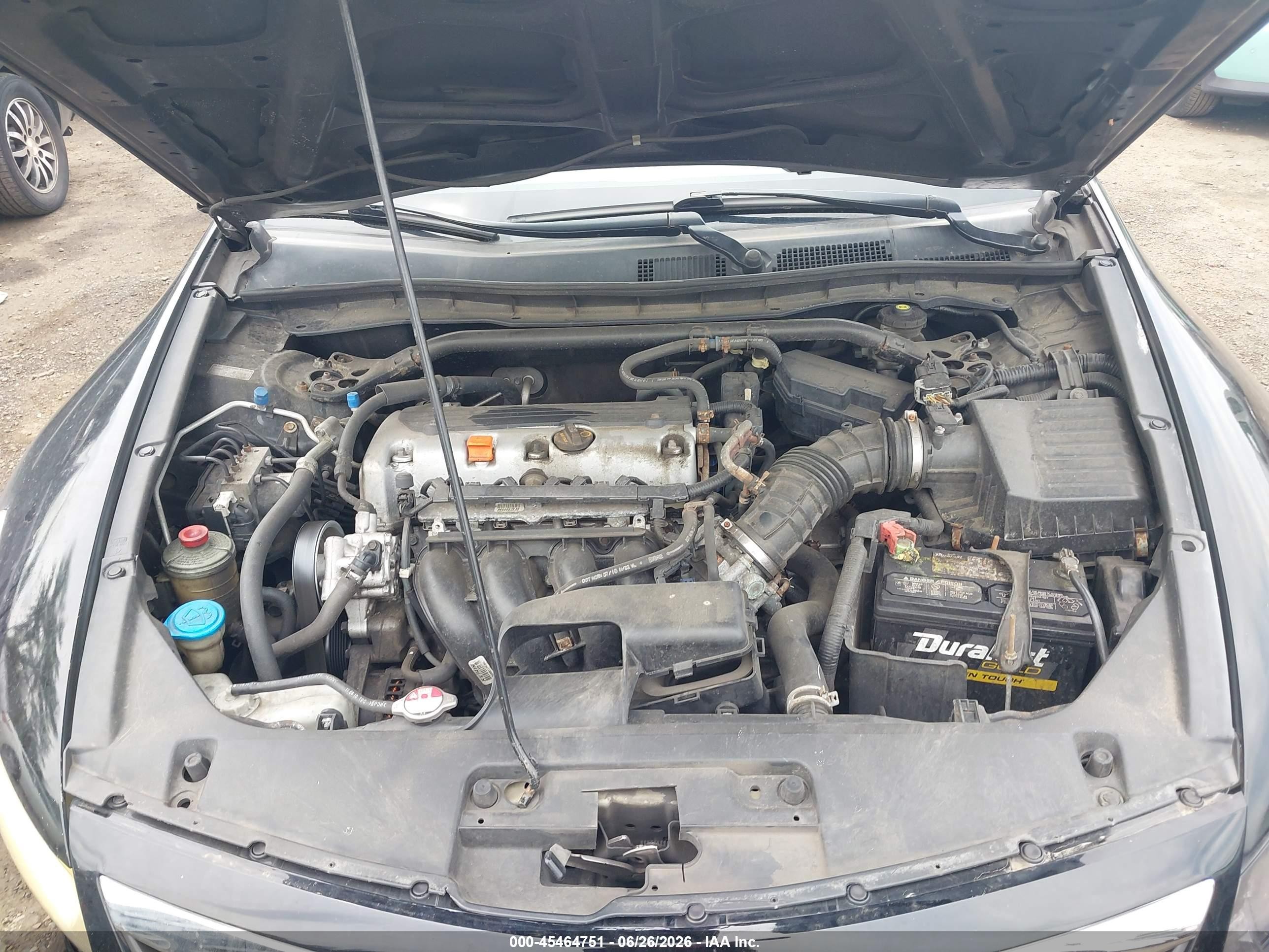 2011 Honda Accord 2.4 Ex Black vin: 1HGCS1B70BA005575