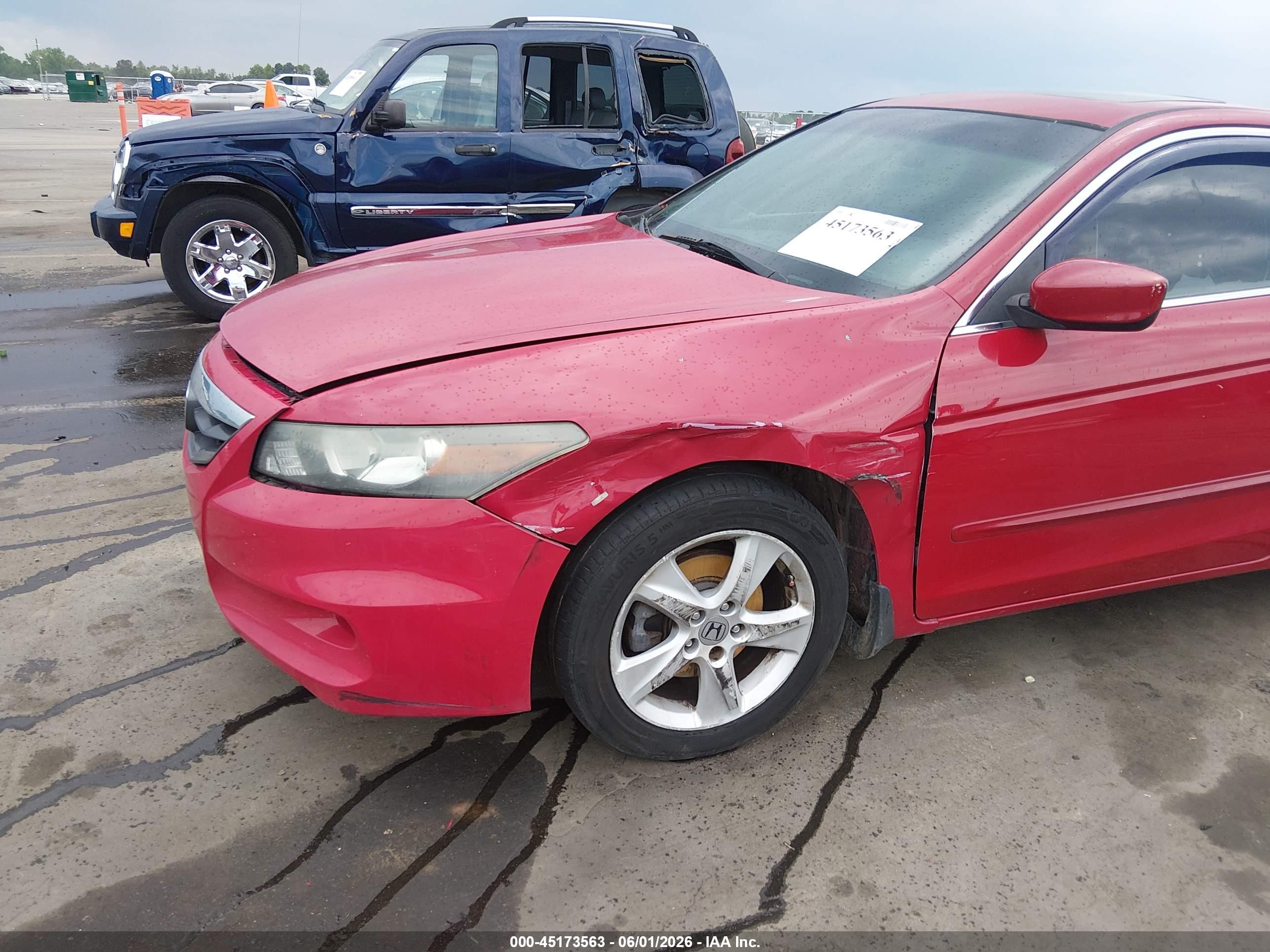 2012 Honda Accord 2.4 Ex Красный vin: 1HGCS1B70CA012253