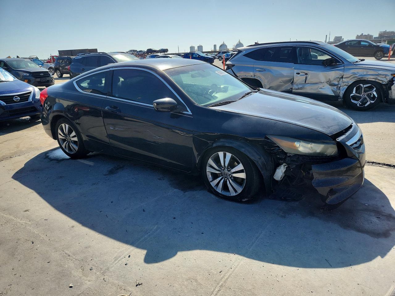 2012 Honda Accord Ex Black vin: 1HGCS1B70CA013452