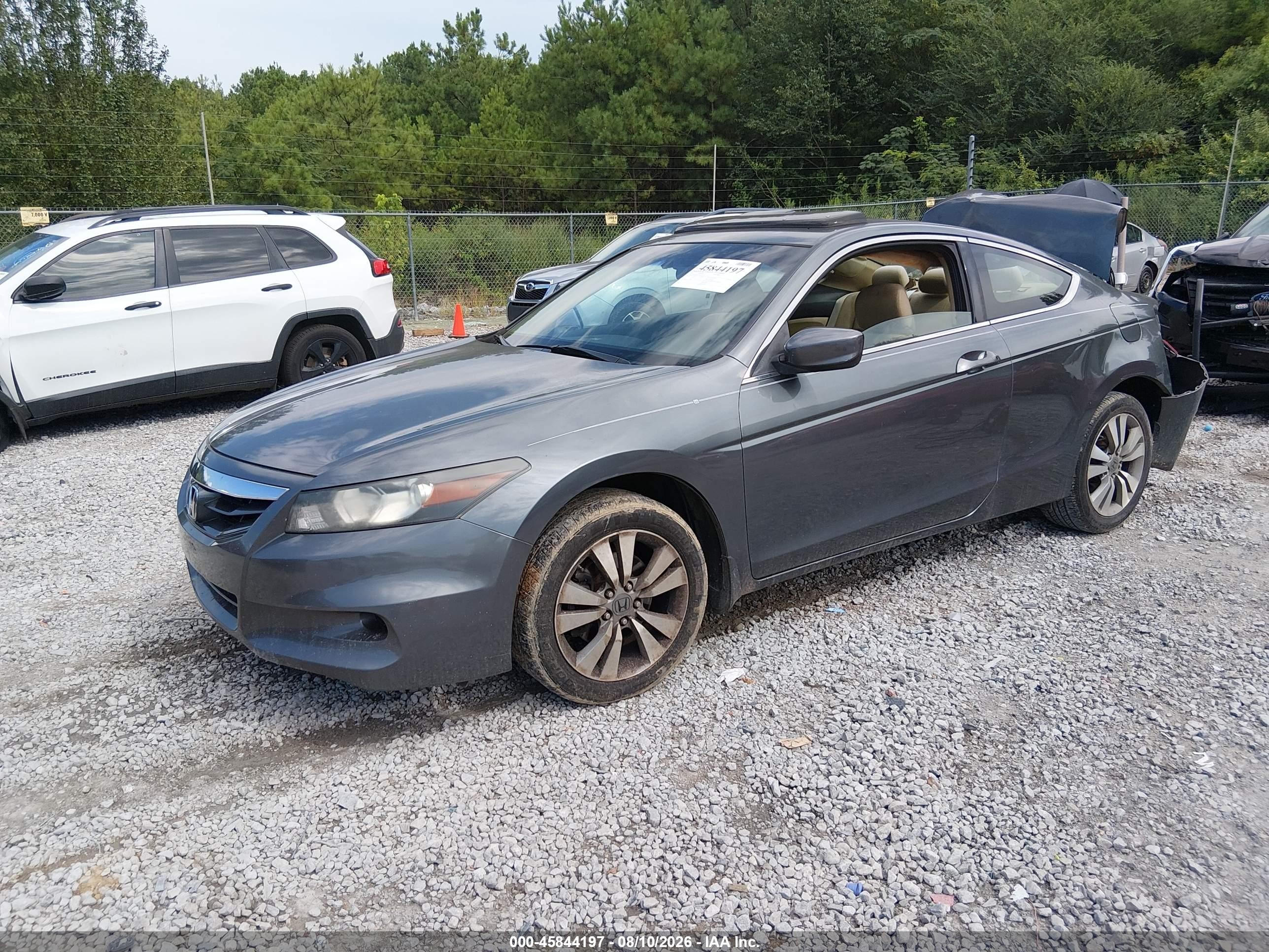 2012 Honda Accord 2.4 Ex Gray vin: 1HGCS1B72CA000752