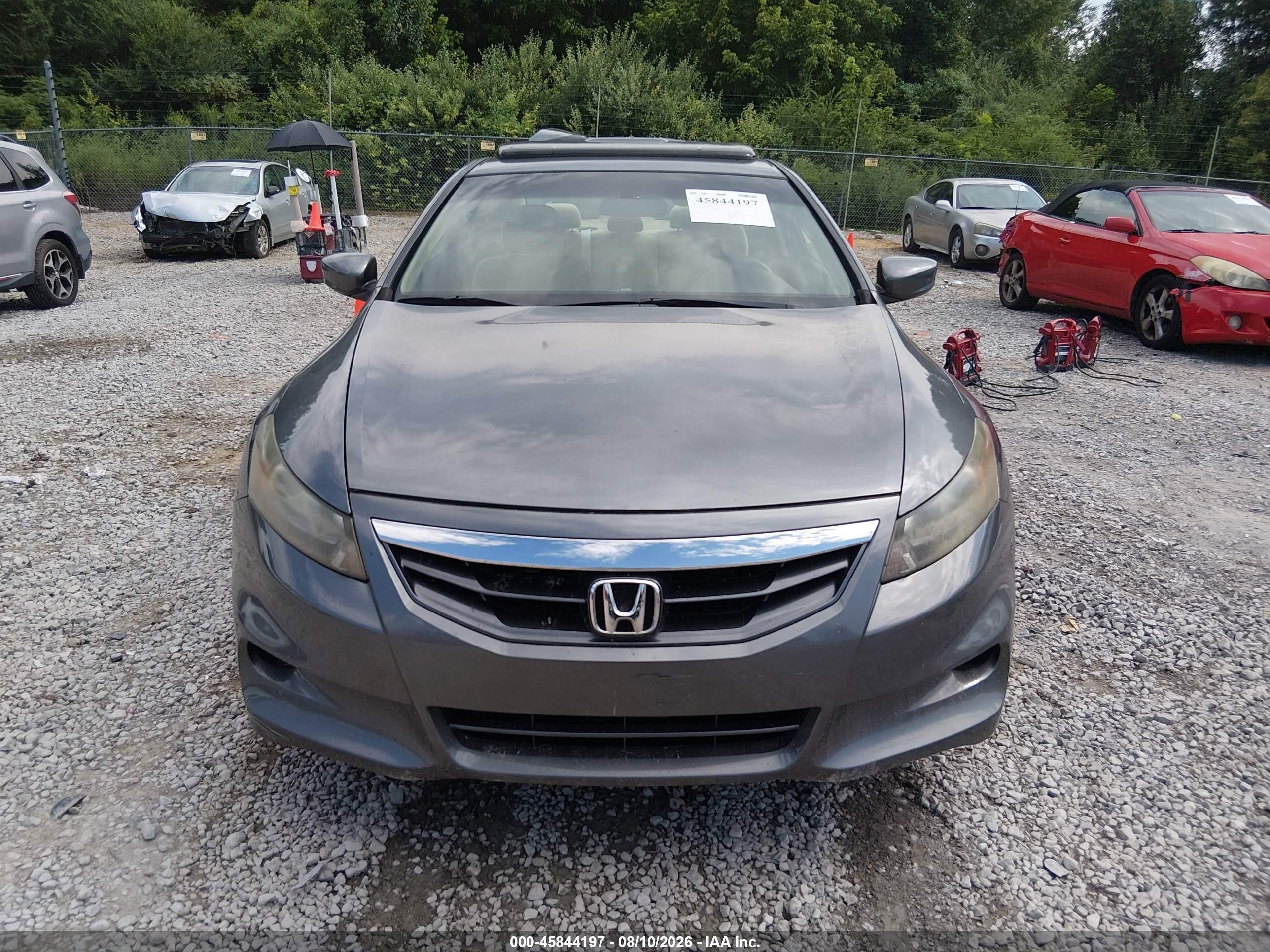 2012 Honda Accord 2.4 Ex Gray vin: 1HGCS1B72CA000752