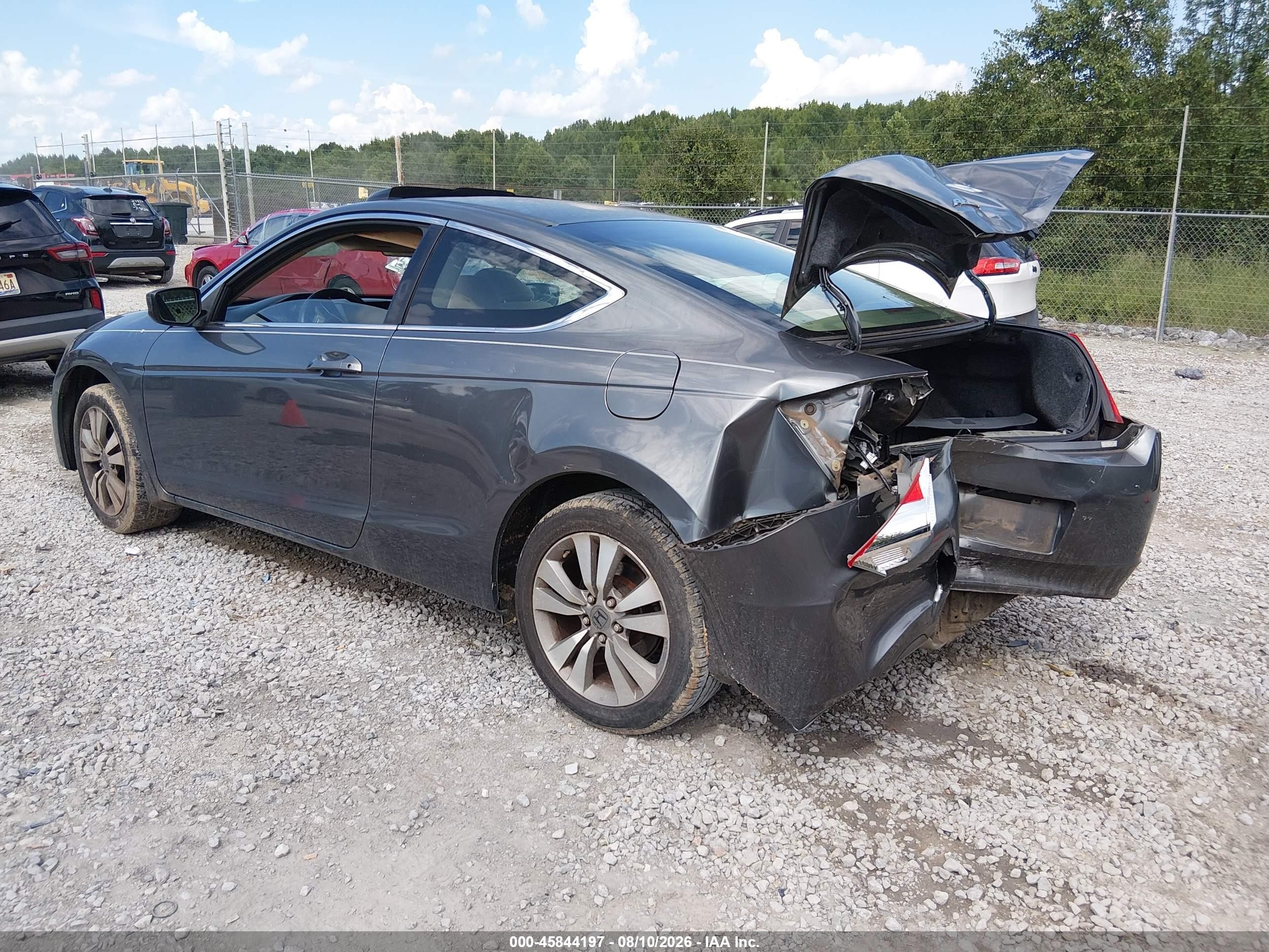2012 Honda Accord 2.4 Ex Gray vin: 1HGCS1B72CA000752