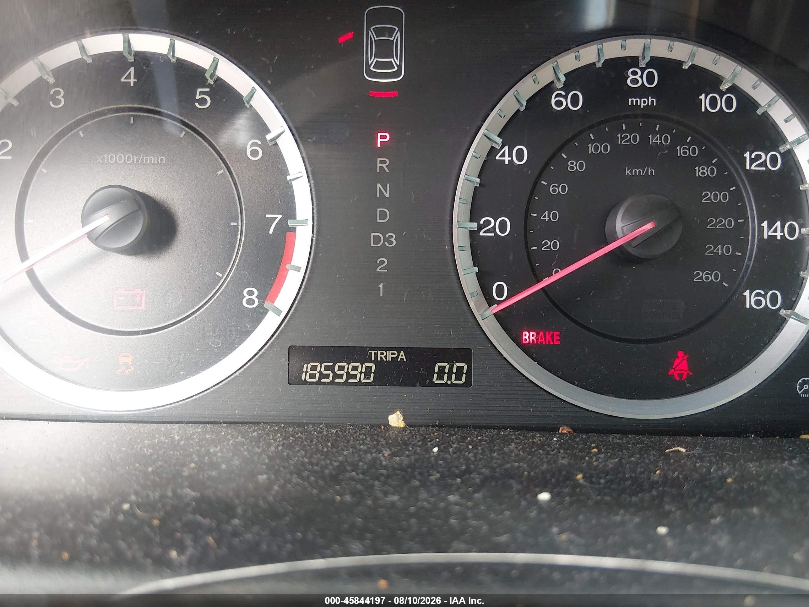 2012 Honda Accord 2.4 Ex Gray vin: 1HGCS1B72CA000752