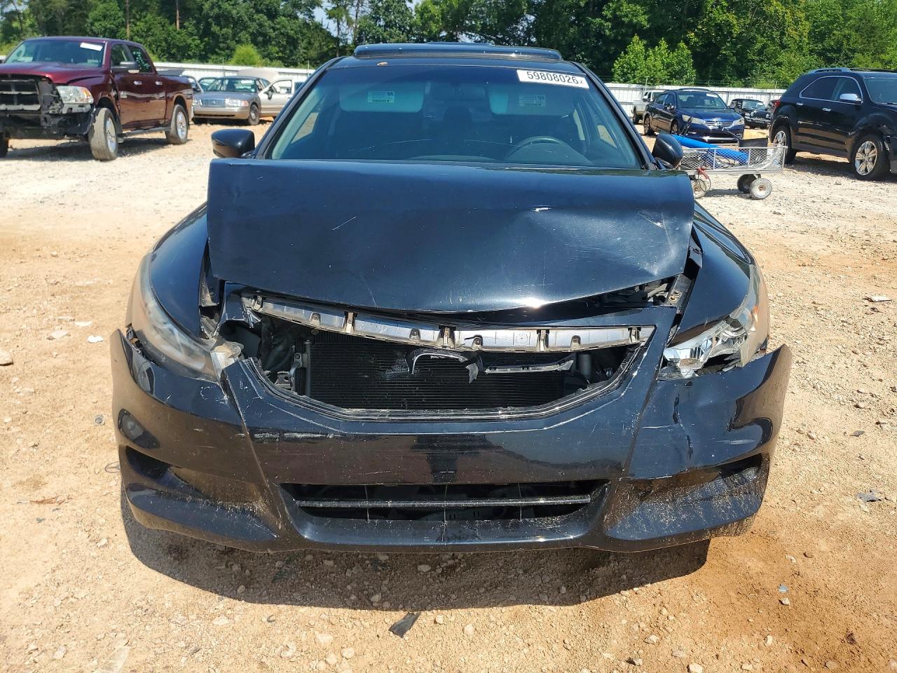 2012 Honda Accord Ex Синий vin: 1HGCS1B72CA010875