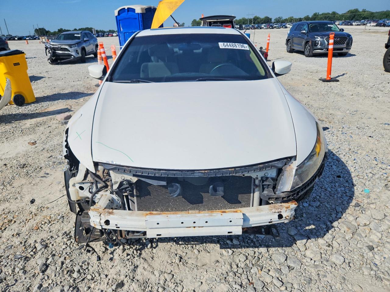 2012 Honda Accord Ex White vin: 1HGCS1B72CA022699