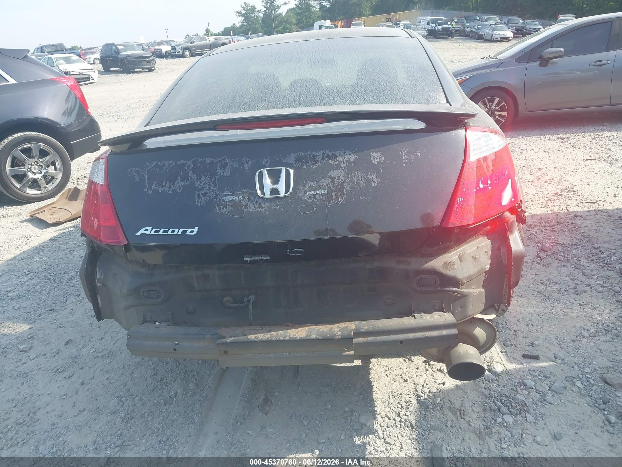 2010 Honda Accord 2.4 Ex Black vin: 1HGCS1B73AA001776