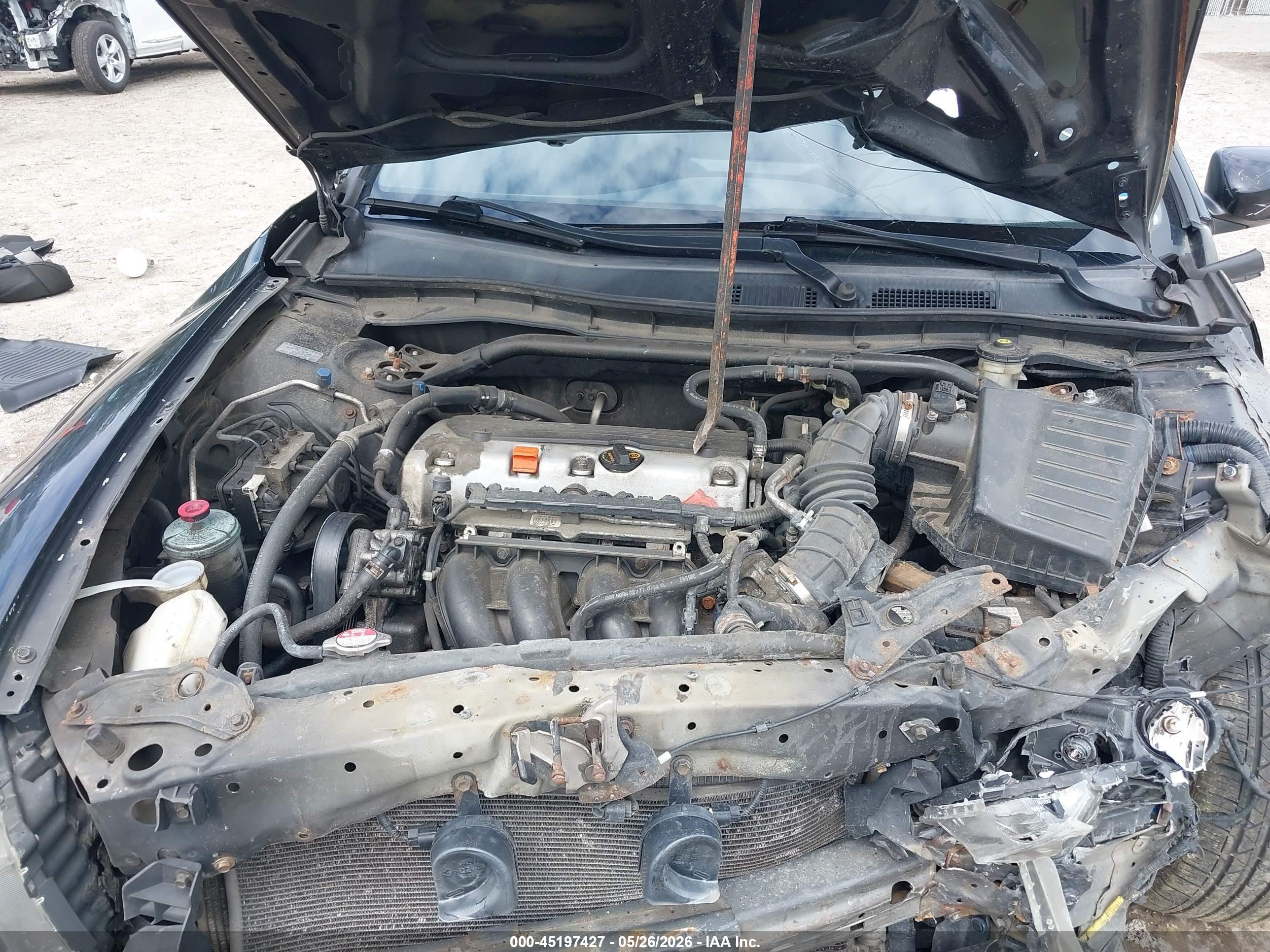 2011 Honda Accord 2.4 Ex Black vin: 1HGCS1B73BA016148