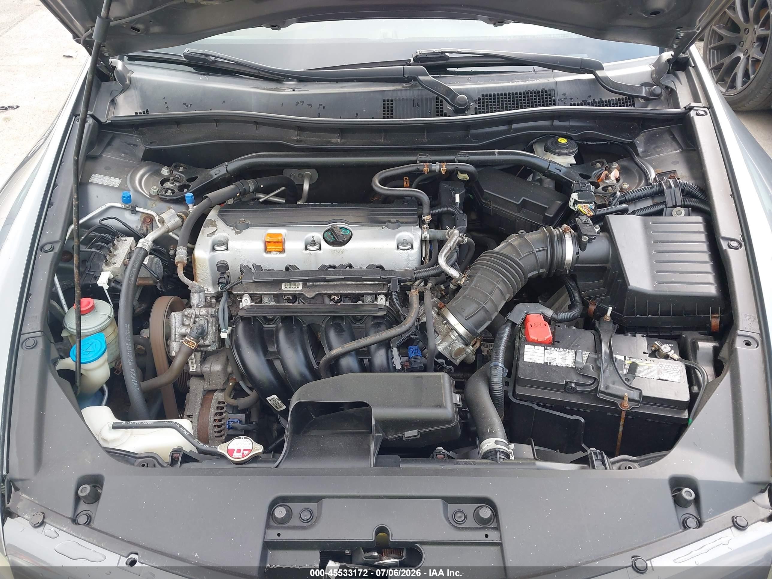 2010 Honda Accord 2.4 Ex Gray vin: 1HGCS1B74AA011541