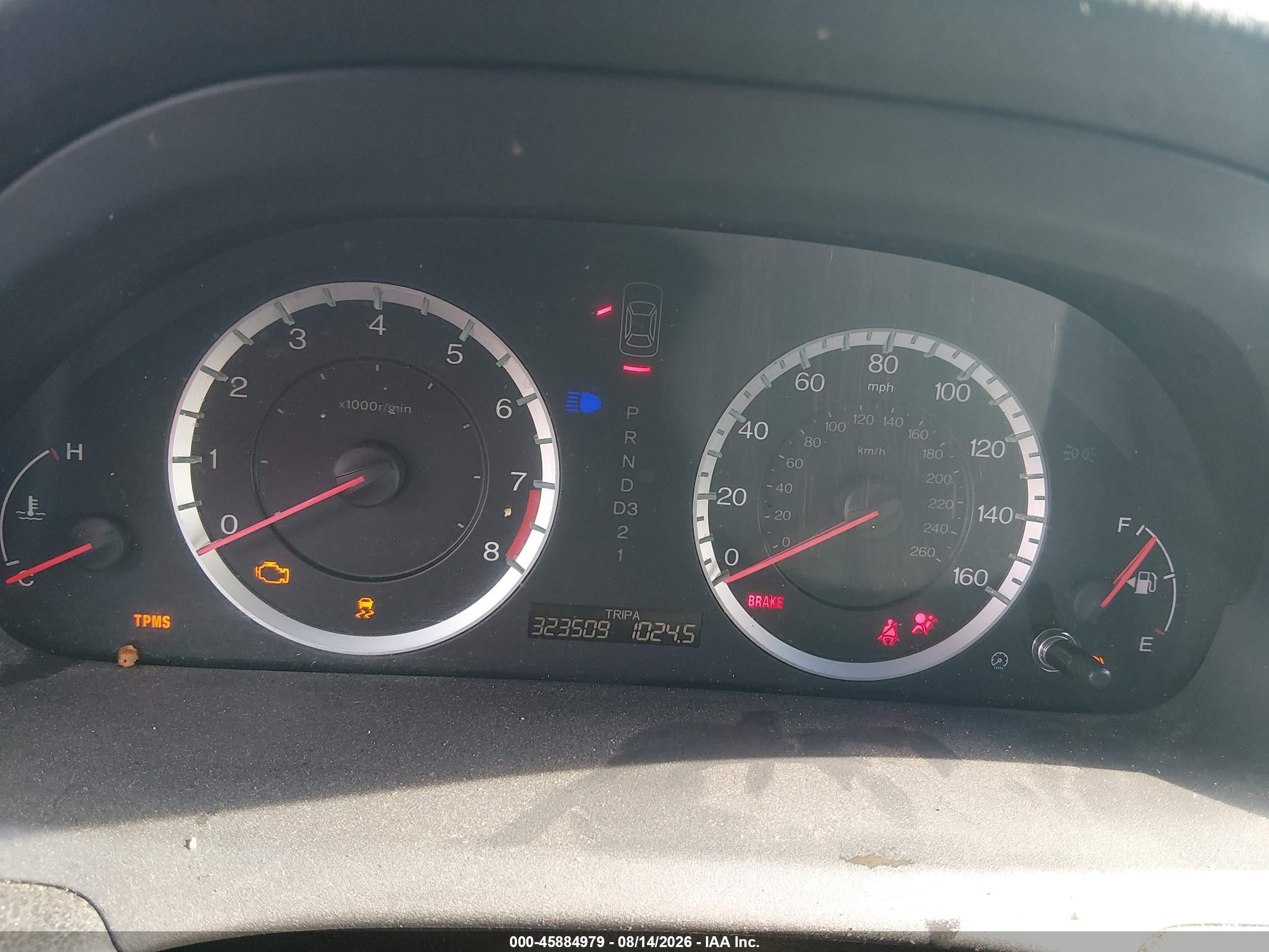 2011 Honda Accord 2.4 Ex Синий vin: 1HGCS1B74BA005515