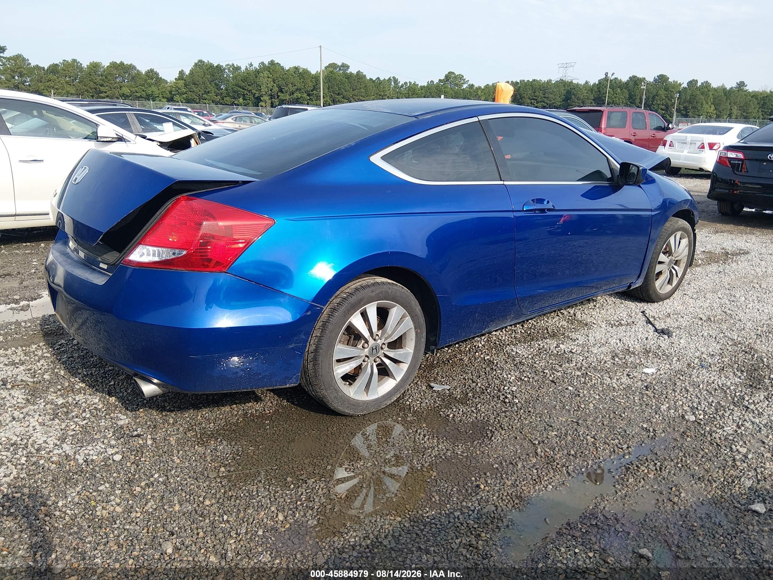 2011 Honda Accord 2.4 Ex Синий vin: 1HGCS1B74BA005515
