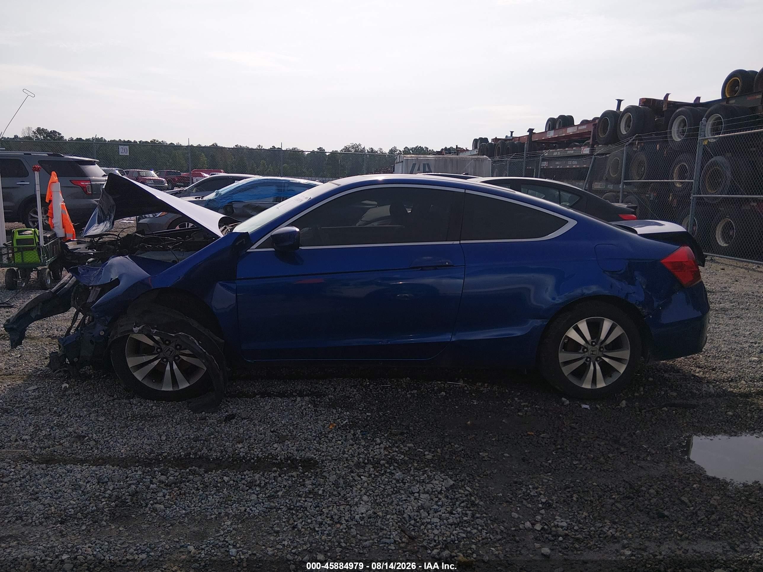 2011 Honda Accord 2.4 Ex Синий vin: 1HGCS1B74BA005515